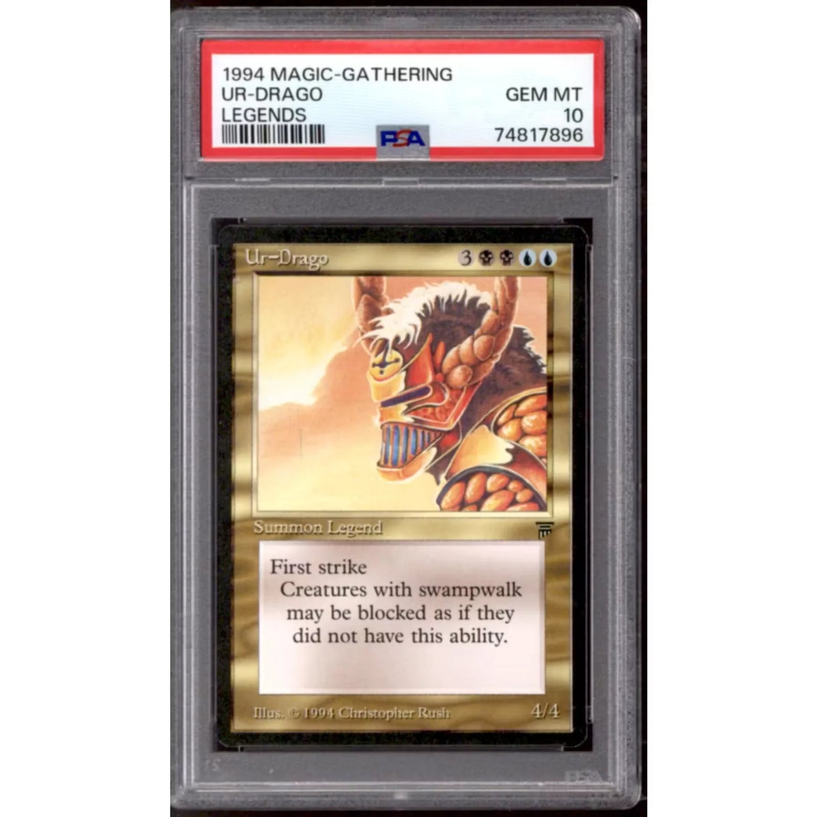 Ur-Drago Magic the Gathering Legends Card | PSA 10 Gem Mint