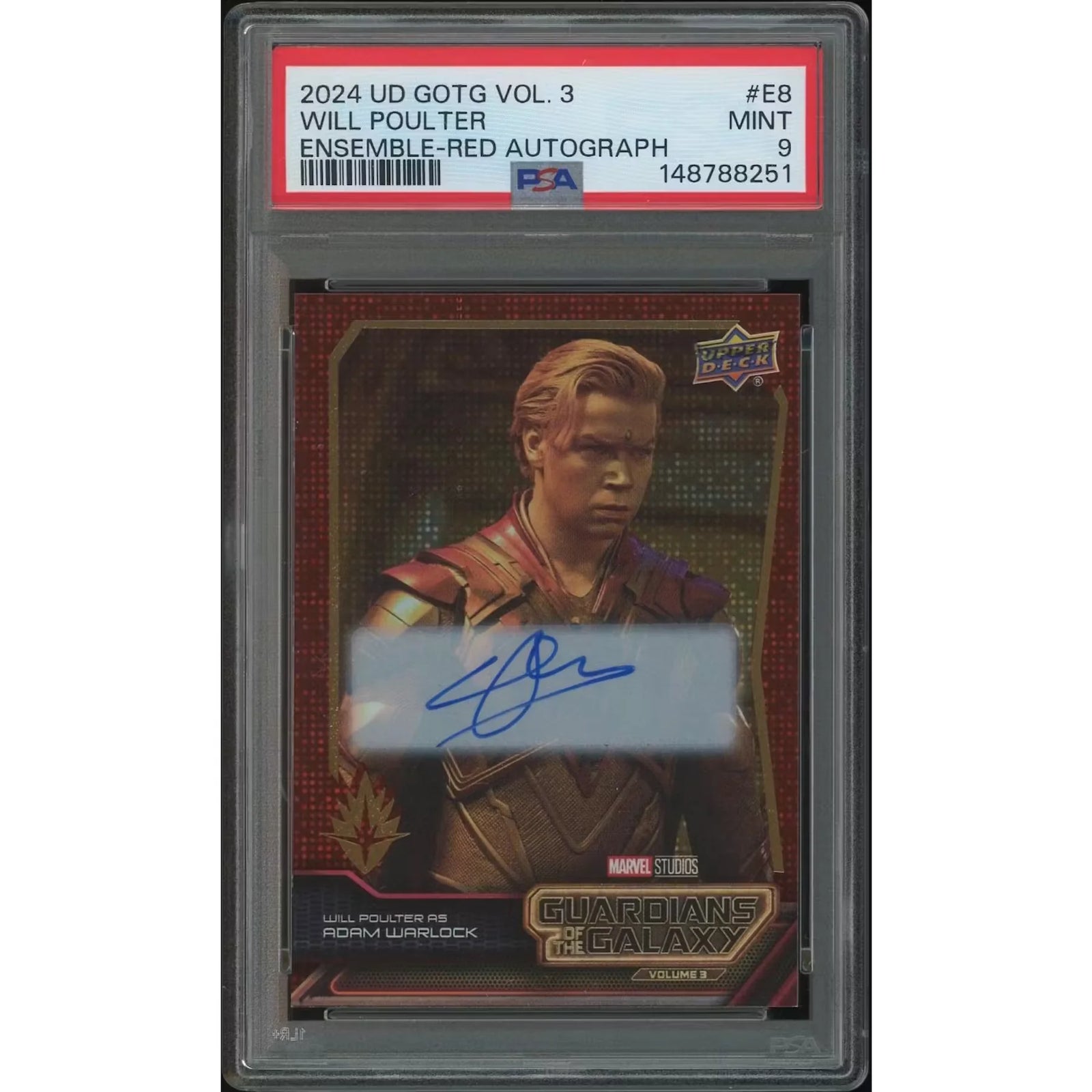 Will Poulter Signed Adam Warlock Card | 2024 Upper Deck Guardians Vol. 3