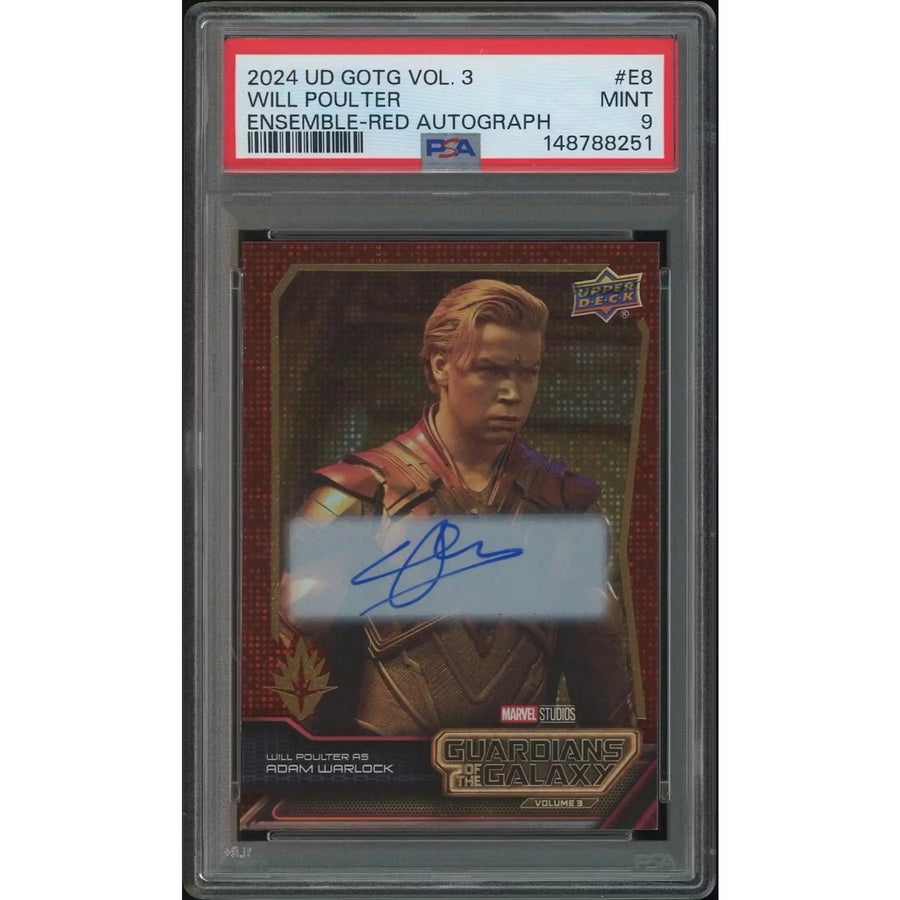 Will Poulter Signed Adam Warlock Card | 2024 Upper Deck Guardians Vol. 3
