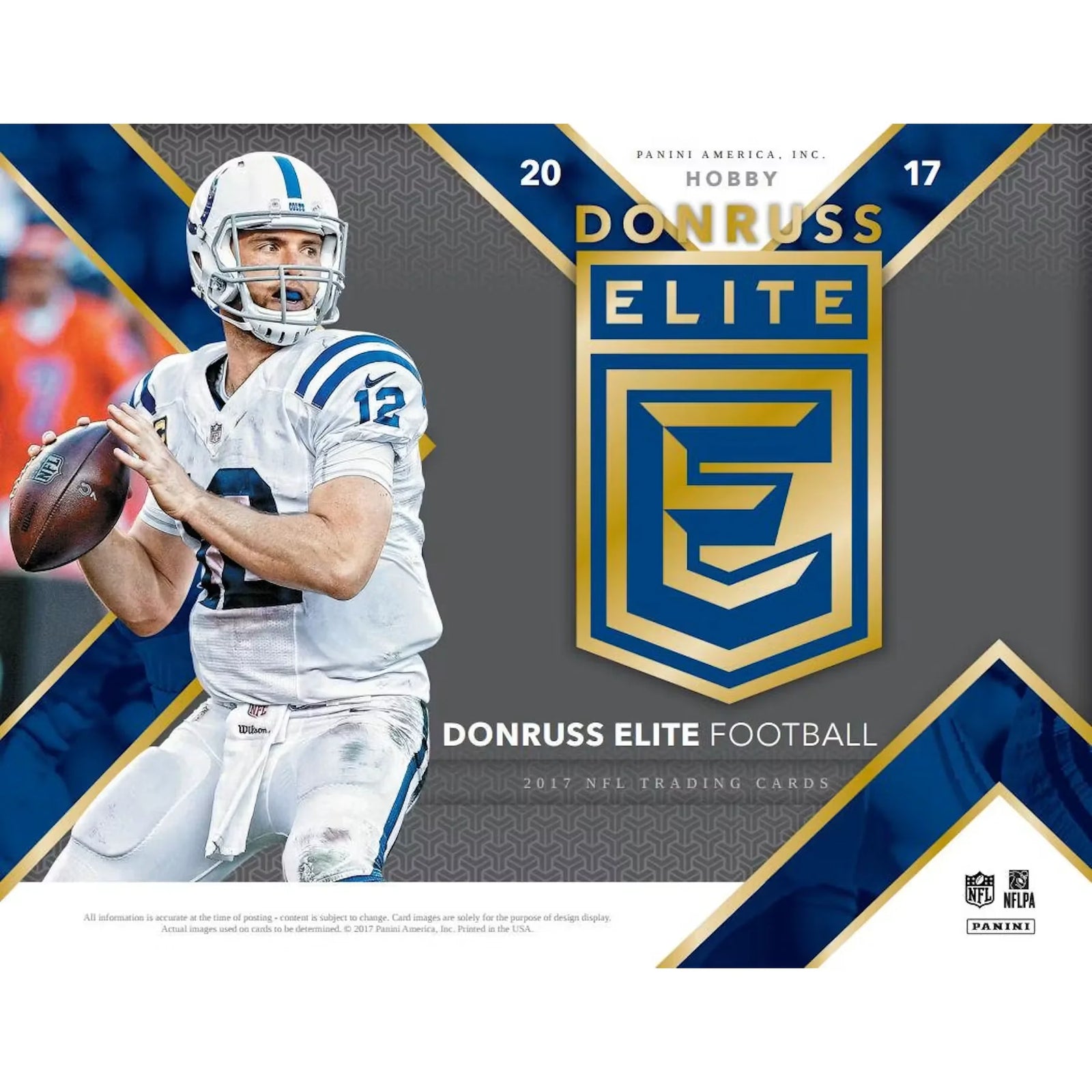 2017 Panini Donruss Elite Football Hobby Box | Mahomes Rookie (Ships Sealed Only)