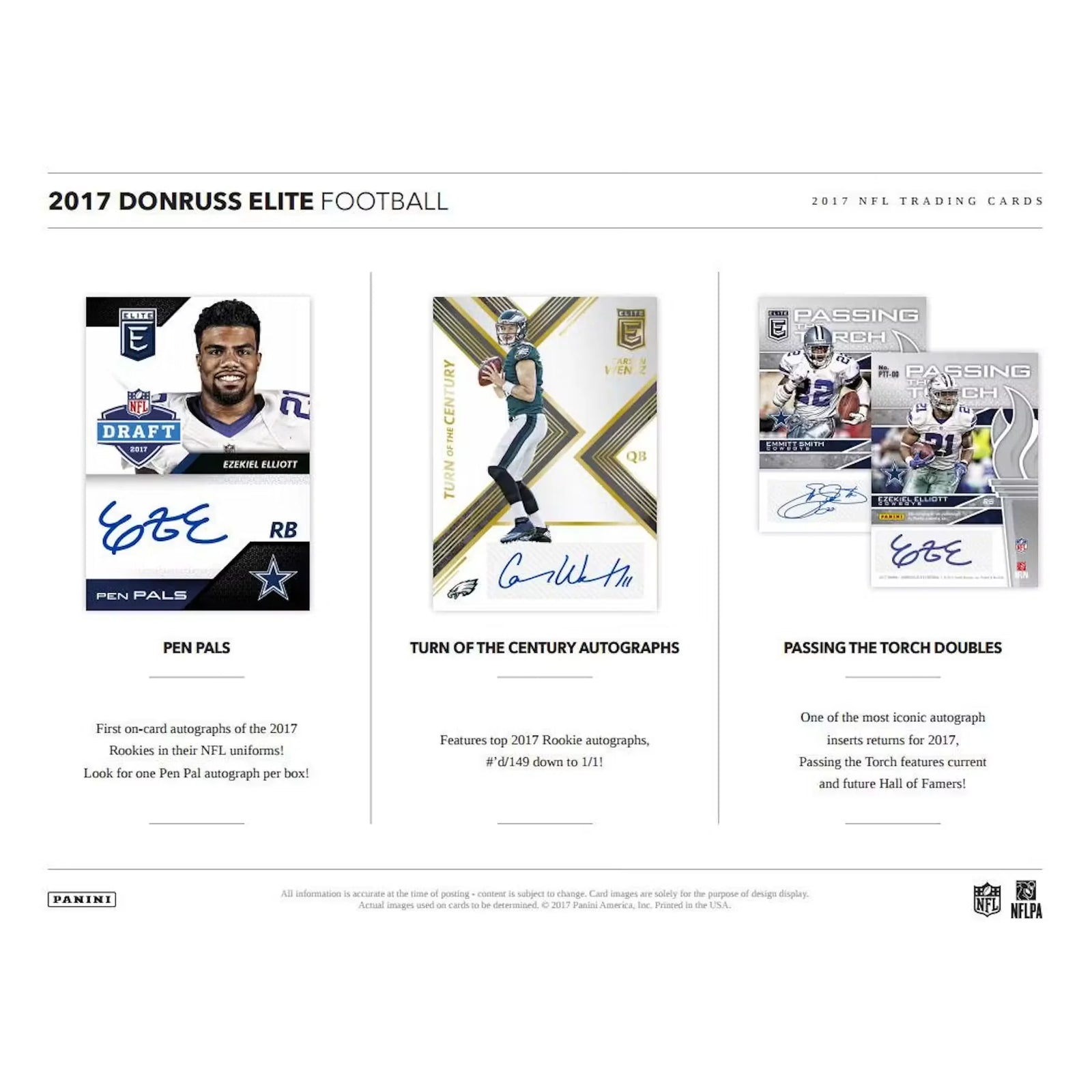 2017 Panini Donruss Elite Football Hobby Box | Mahomes Rookie (Ships Sealed Only)