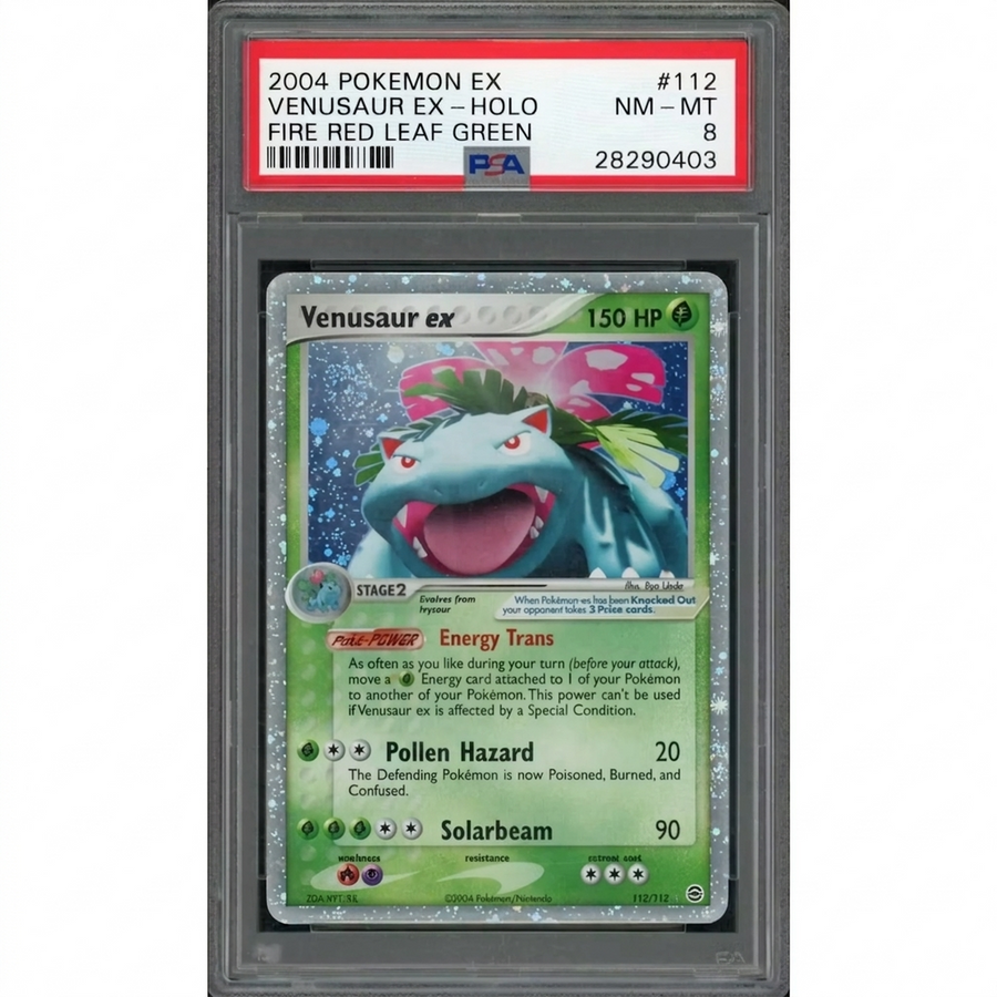 2004 Pokemon Venusaur EX Holo #112 | Fire Red Leaf Green PSA 8