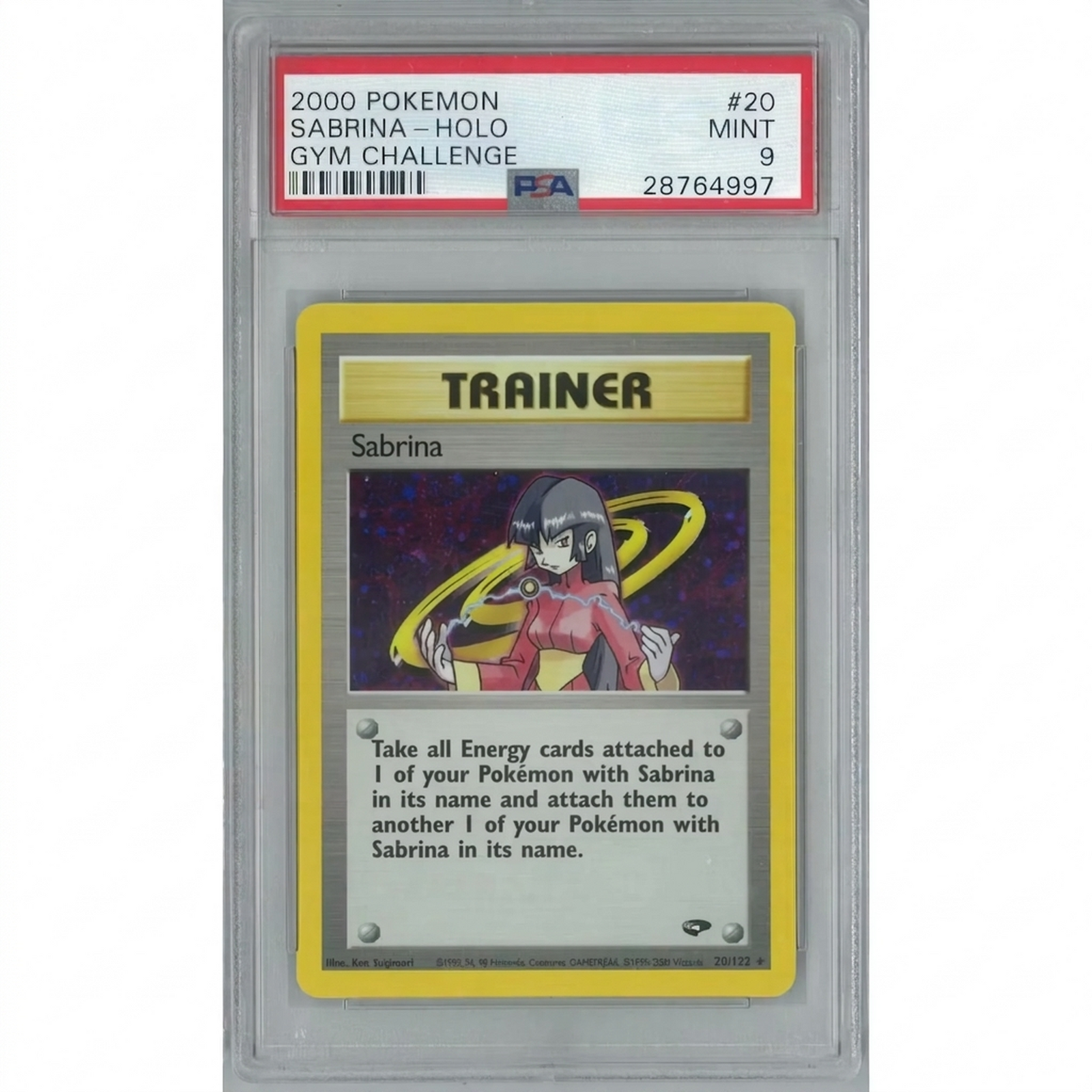 Pokemon Gym Challenge Sabrina 20/132 | PSA 9
