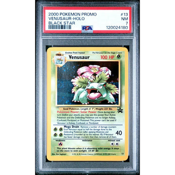 Pokemon Venusaur WOTC Black Star Promo Holo | PSA 7