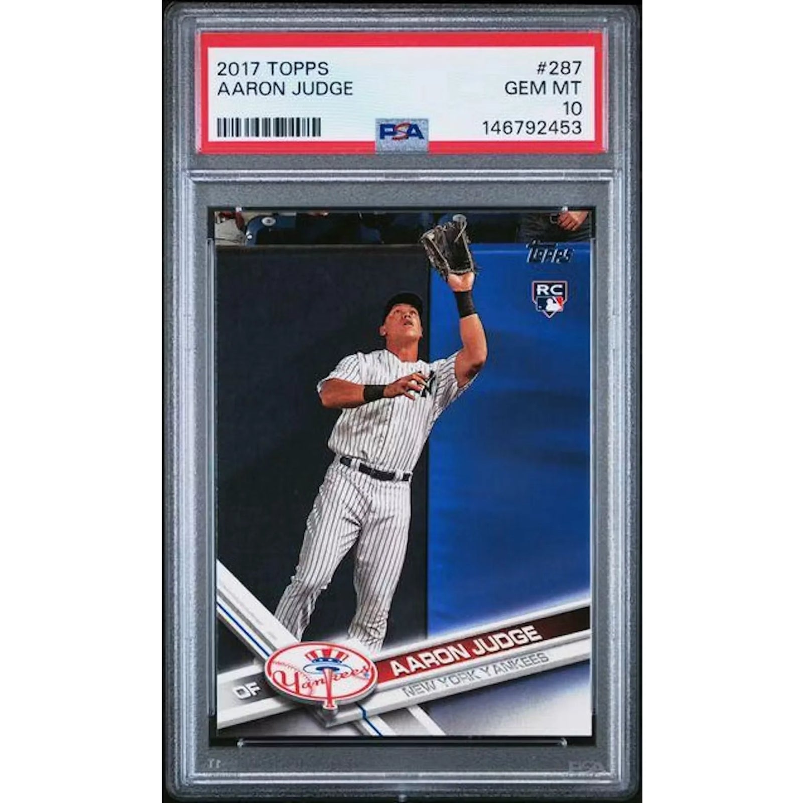 Aaron Judge 2017 Topps Rookie Card #287 | PSA 10