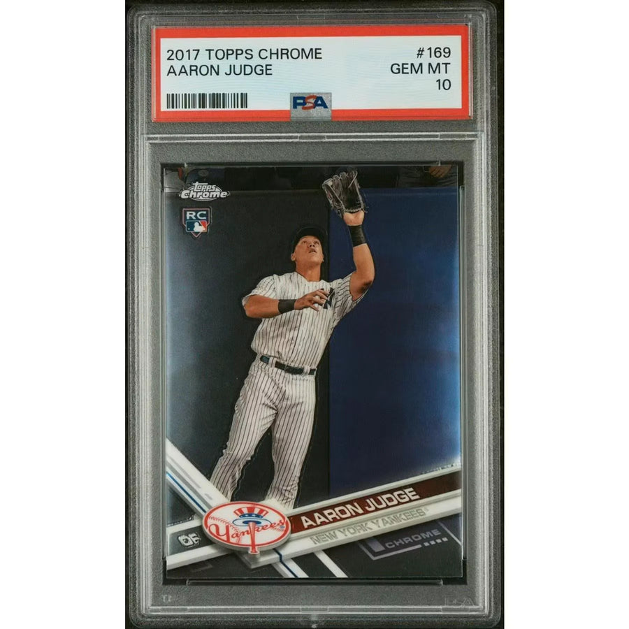 Aaron Judge 2017 Topps Chrome Rookie Card #169 | PSA 10