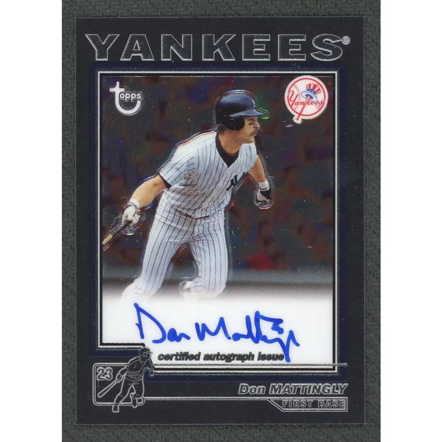 Don Mattingly Signed 2004 Topps Chrome Card | #TA-DM