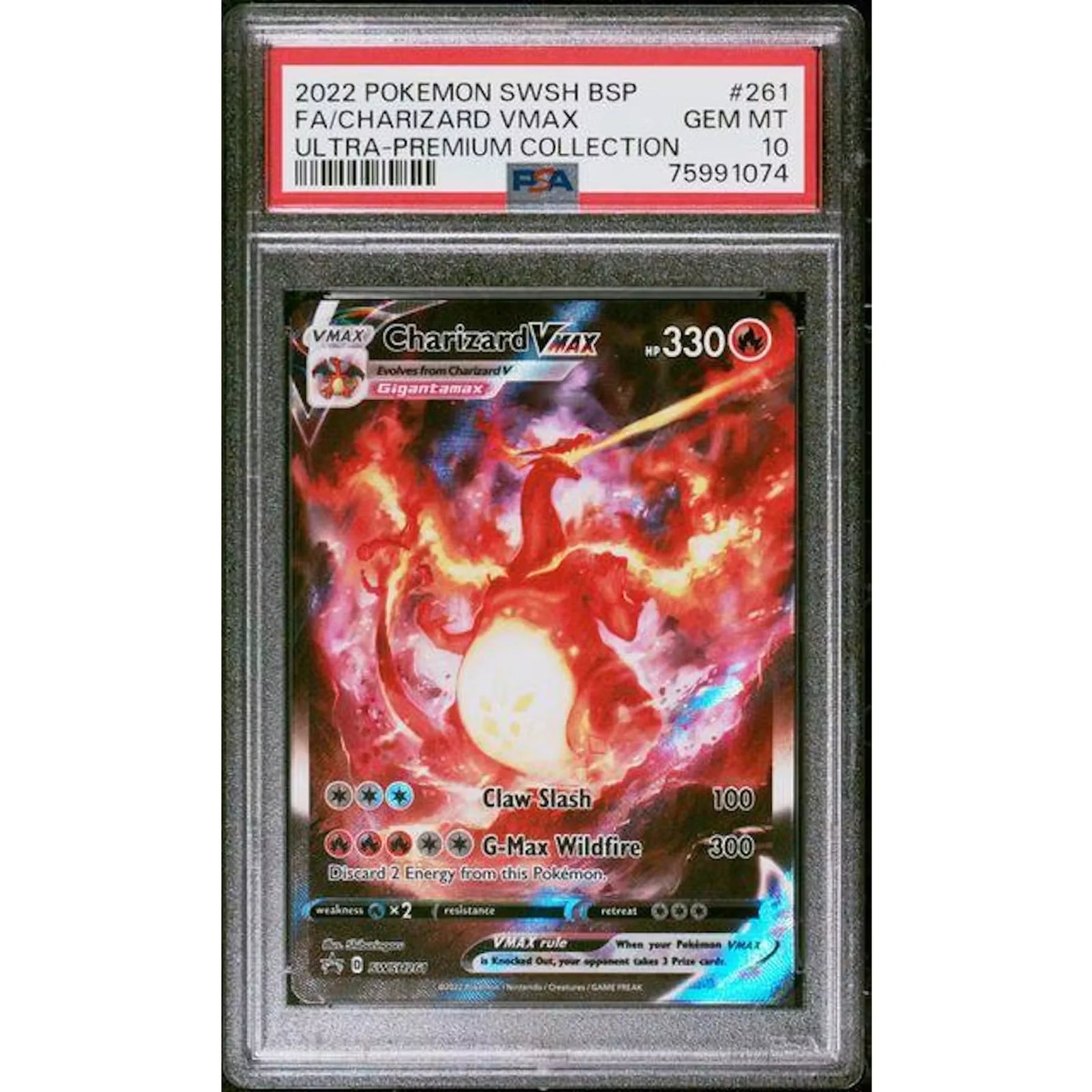 Charizard VMax Promo #261 | 2022 Pokemon SWSH UPC PSA 10