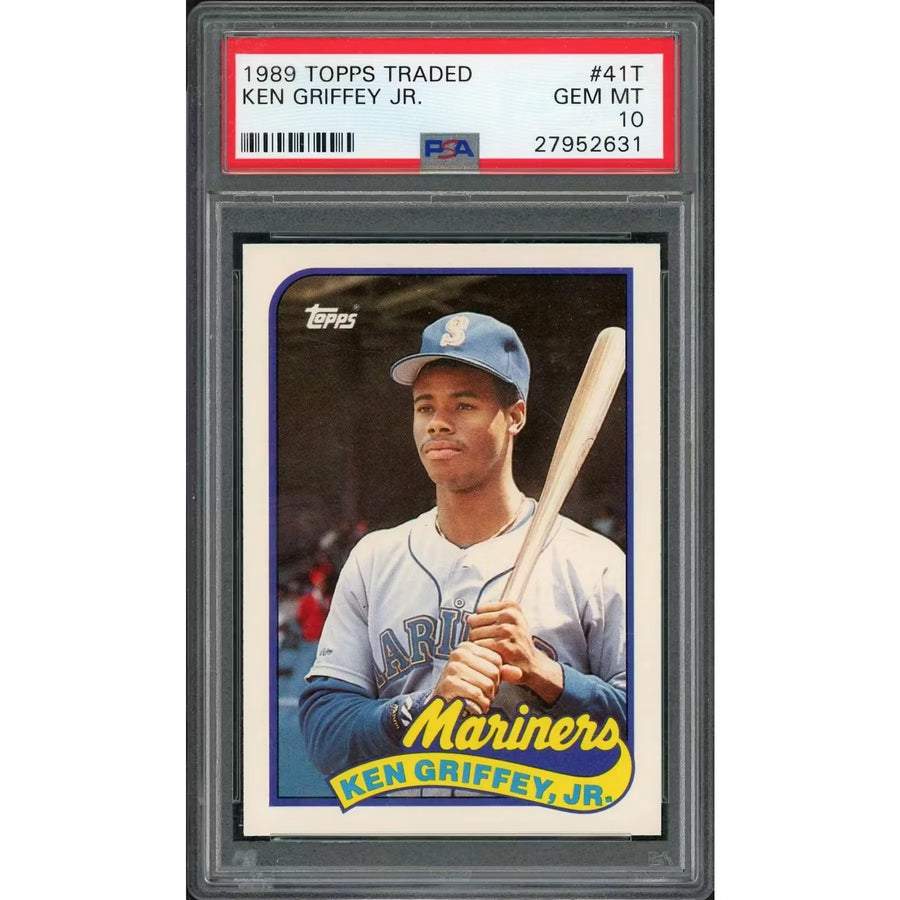 Ken Griffey Jr. 1989 Topps Traded Rookie Card #41T | PSA 10