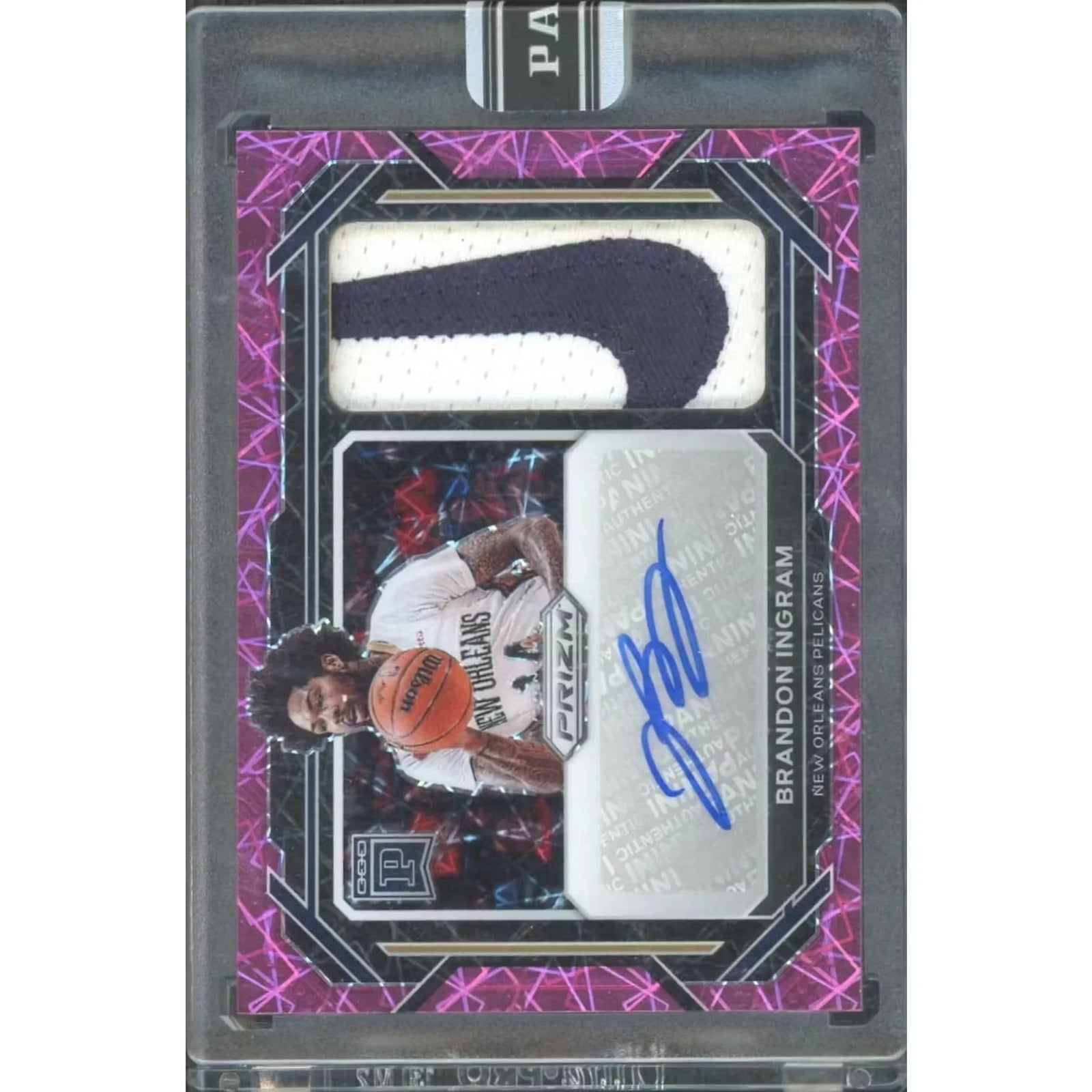 Brandon Ingram 2023 Prizm Blockchain Patch Auto | Nike Swoosh 1/1