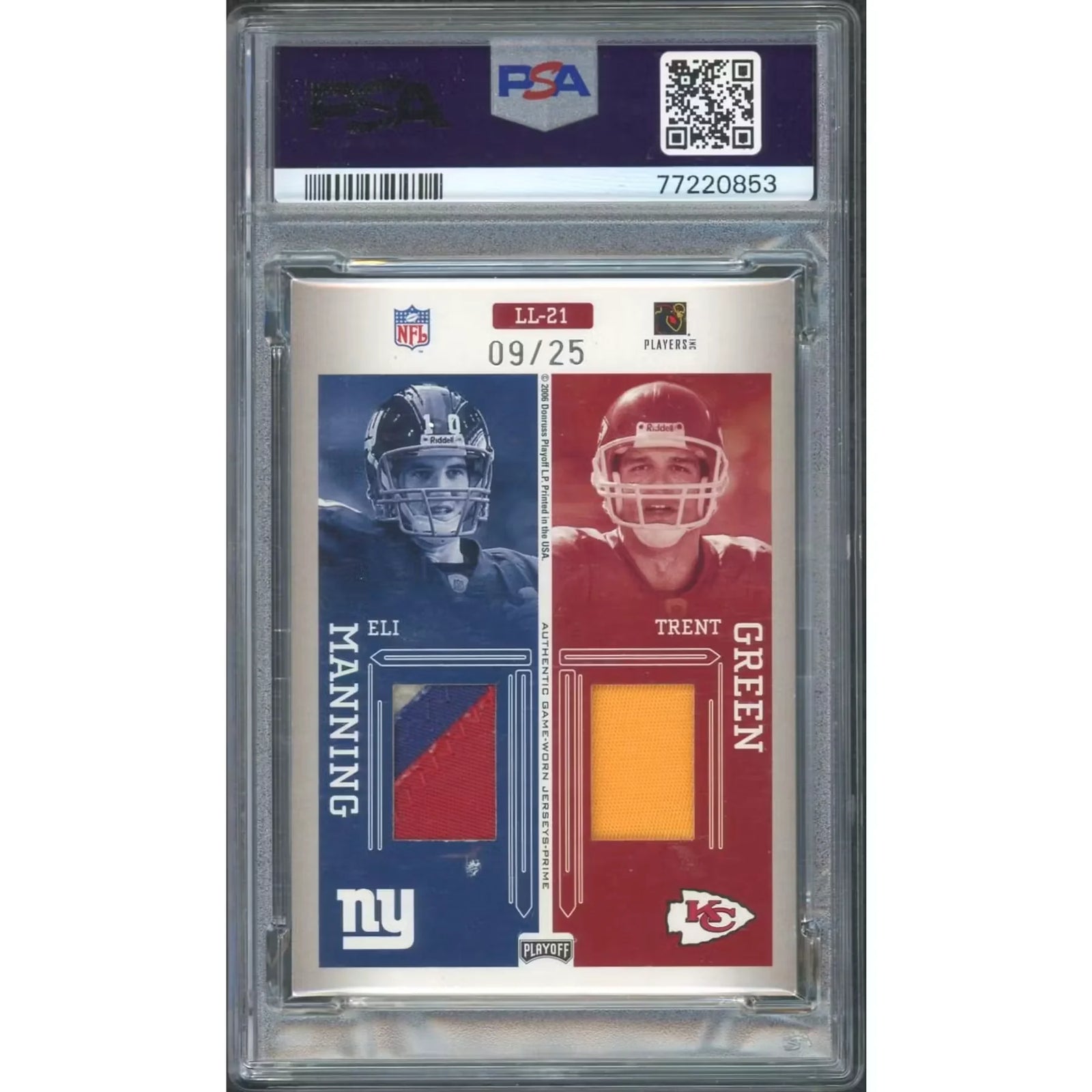 2006 Playoff Prestige Brady/Favre/Manning/Green League Leaders | 09/25 Patch