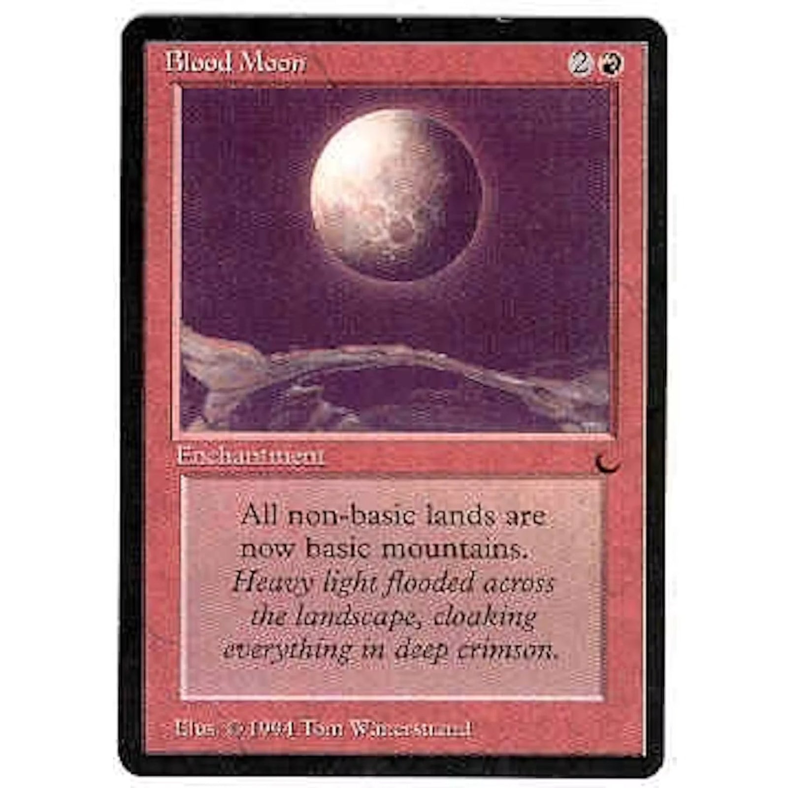 Magic the Gathering Blood Moon | The Dark Set Rare