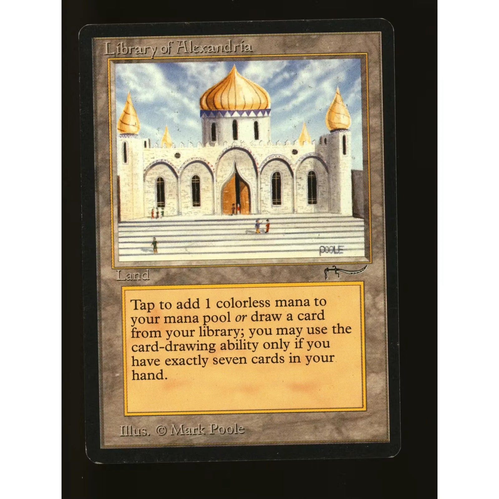 Library of Alexandria Magic Card | Arabian Nights Uncommon