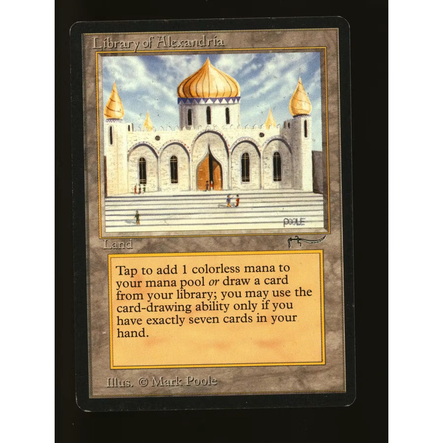 Library of Alexandria Magic Card | Arabian Nights Uncommon