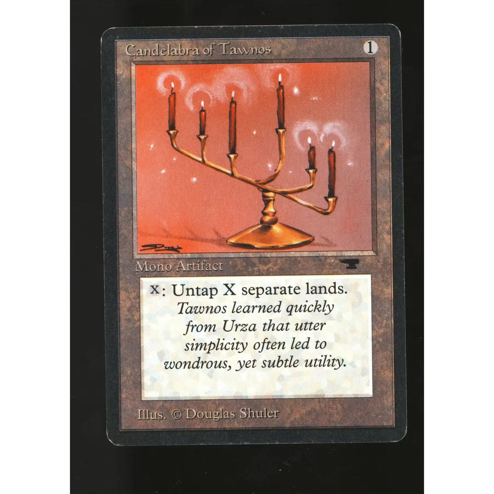 Magic the Gathering Candelabra of Tawnos Antiquities Single | Moderate Play