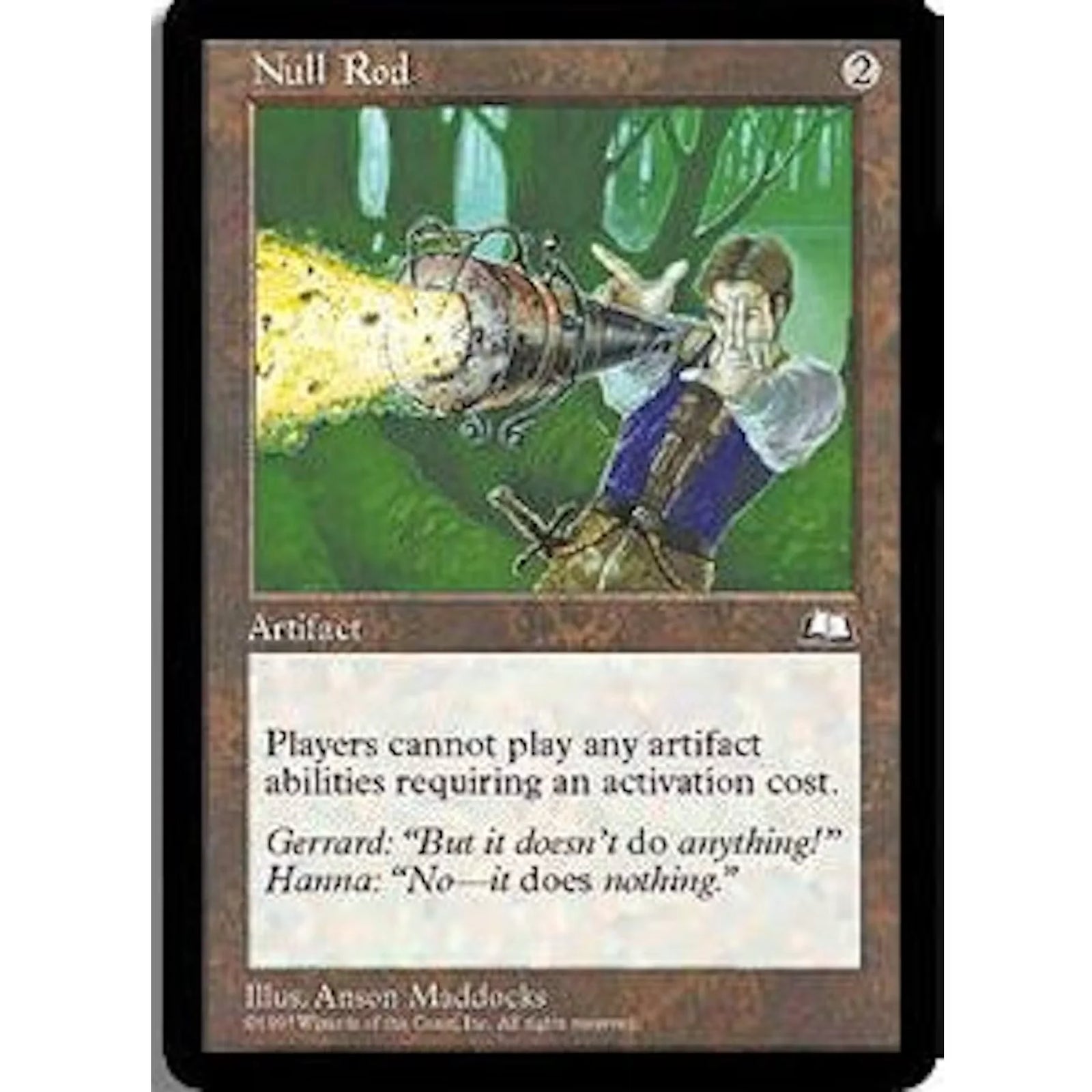 Magic the Gathering Null Rod | Weatherlight Rare