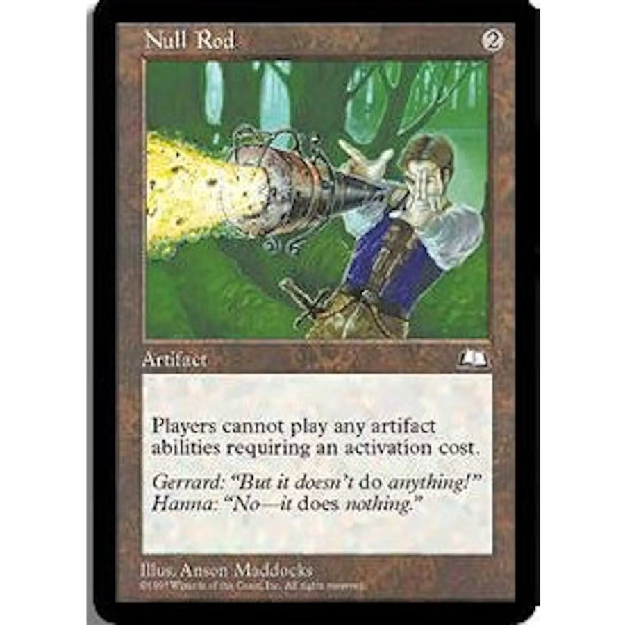 Magic the Gathering Null Rod | Weatherlight Rare