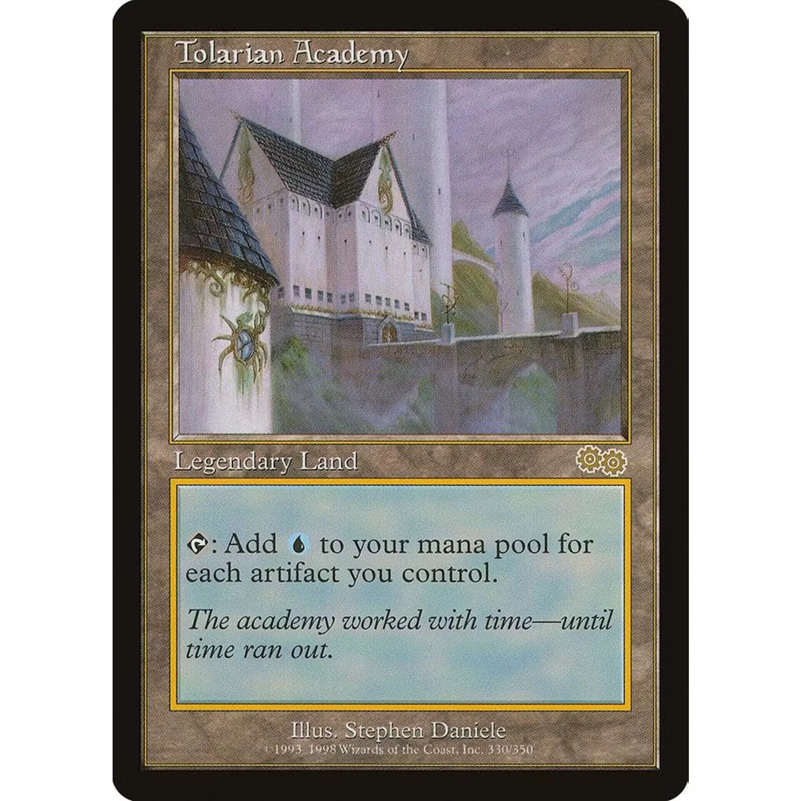 Magic The Gathering Tolarian Academy | Urza's Saga Rare