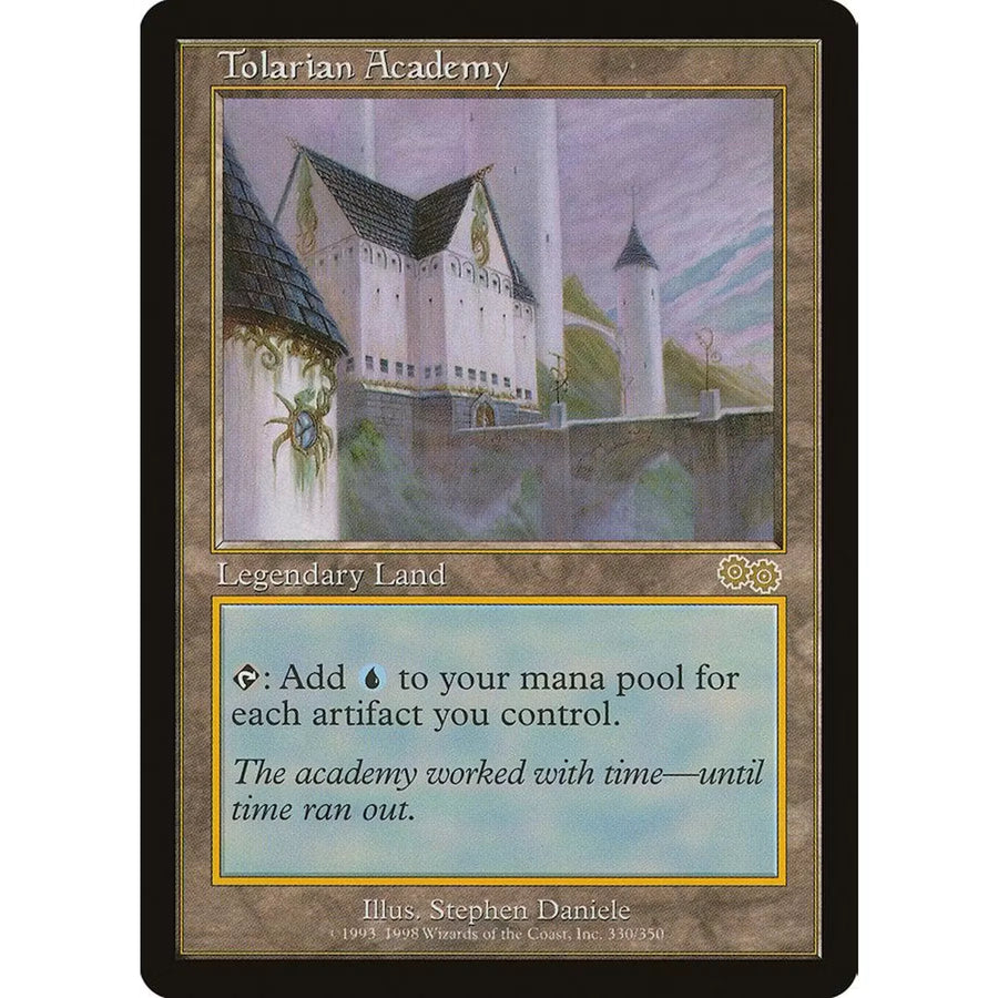 Magic The Gathering Tolarian Academy | Urza's Saga Rare