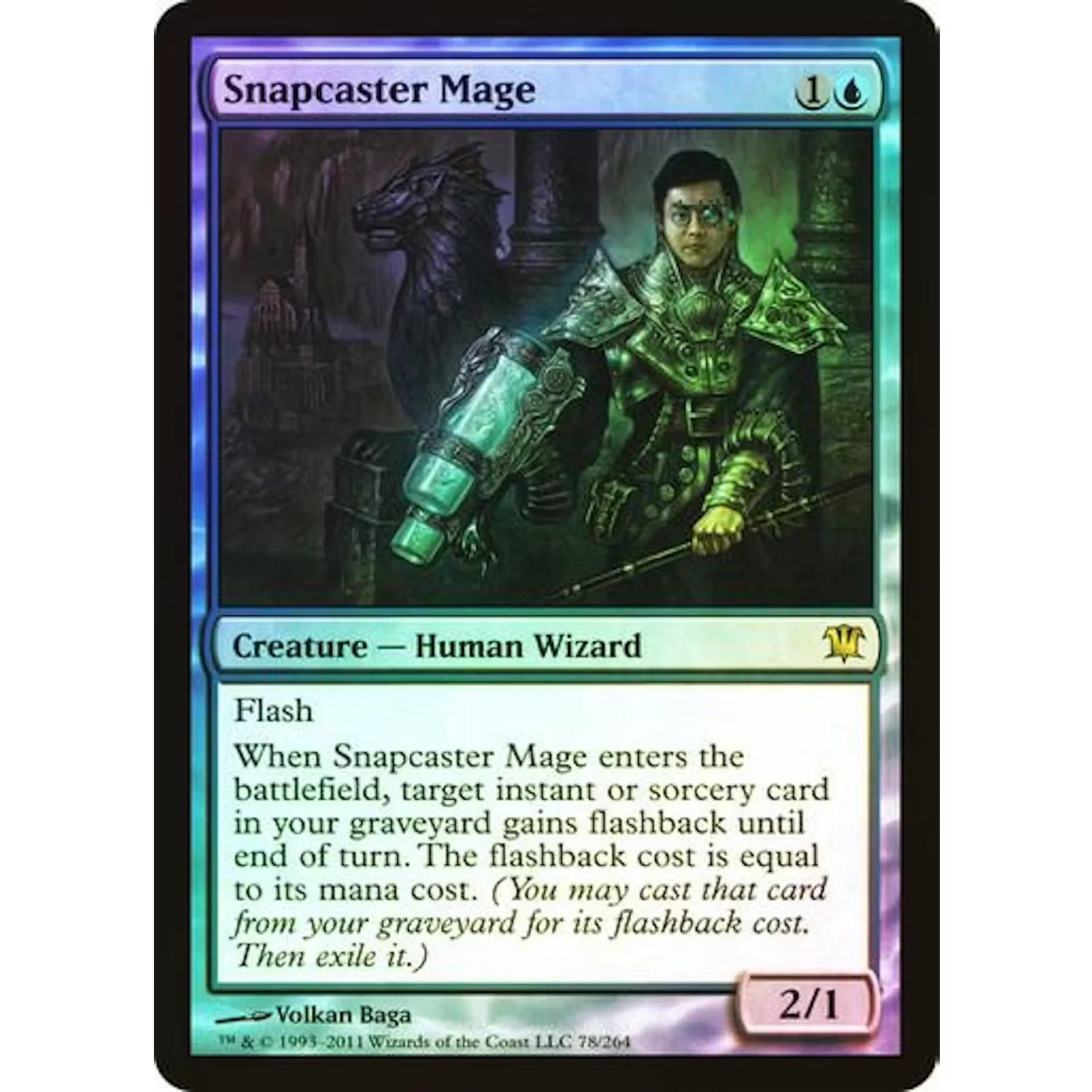 Snapcaster Mage Foil Innistrad Single | Light Play