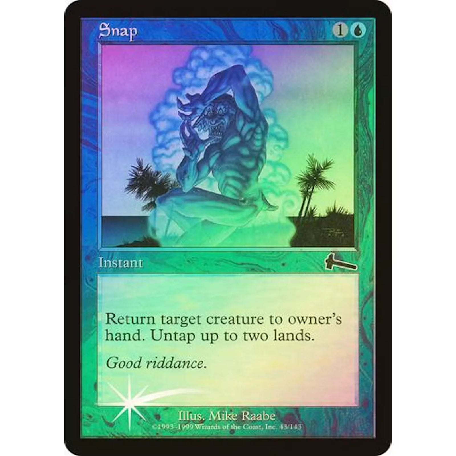 Magic: The Gathering Snap Foil | Urza's Legacy Light Play