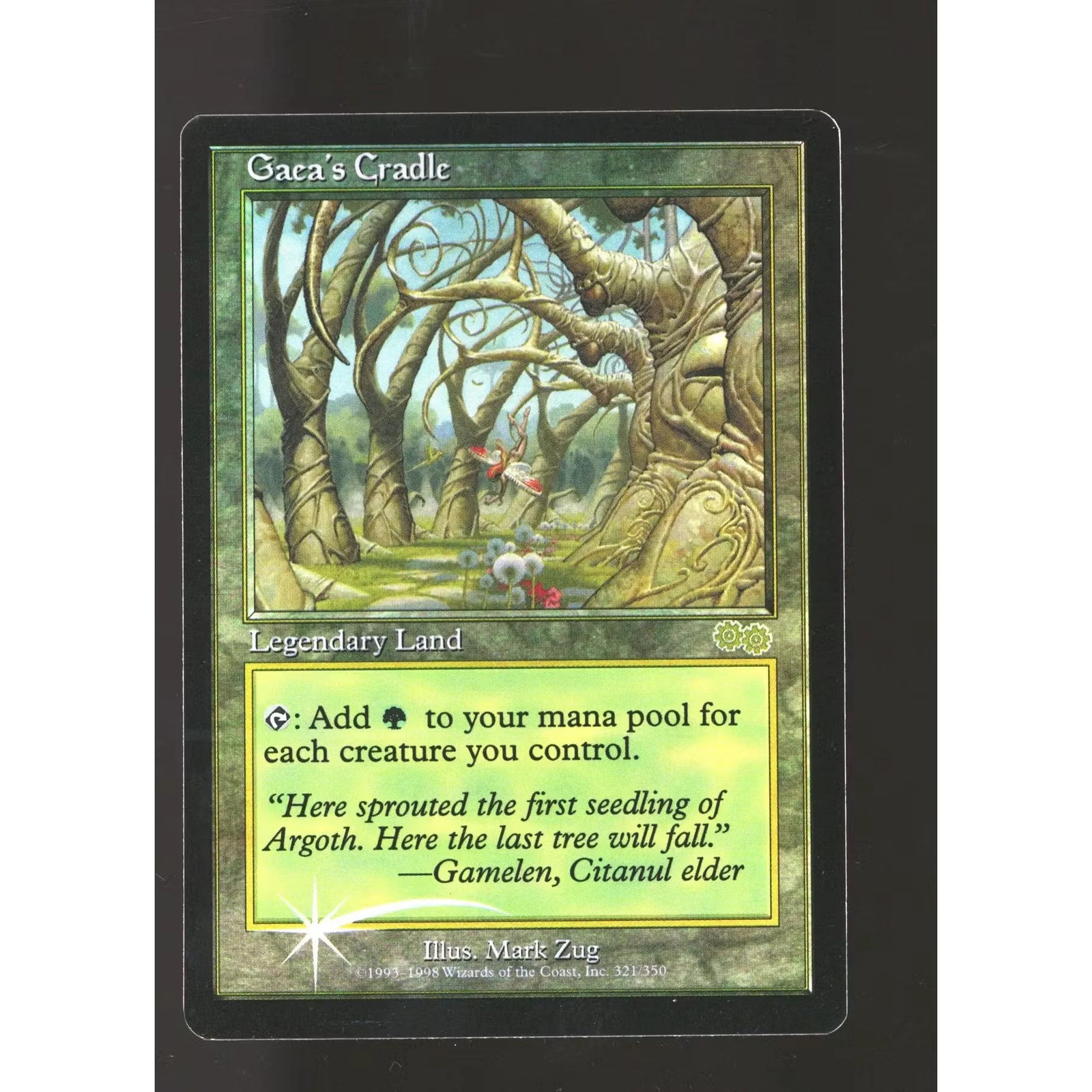 Magic the Gathering Judge Promo Gaea's Cradle FOIL | Lightly Played