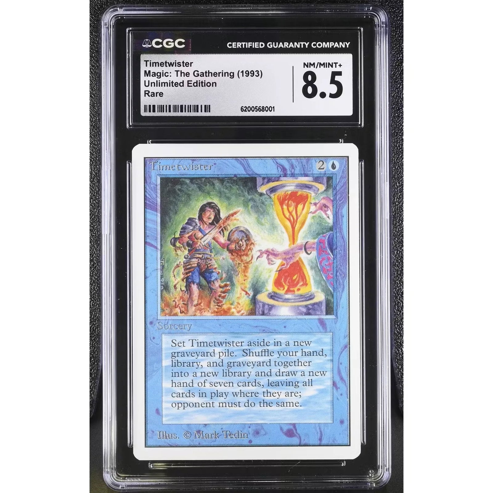 Magic the Gathering Unlimited Timetwister | CGC 8.5 Near Mint