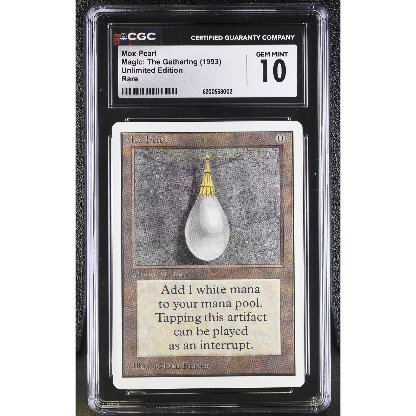Magic the Gathering Unlimited Mox Pearl | CGC 10 Gem Mint