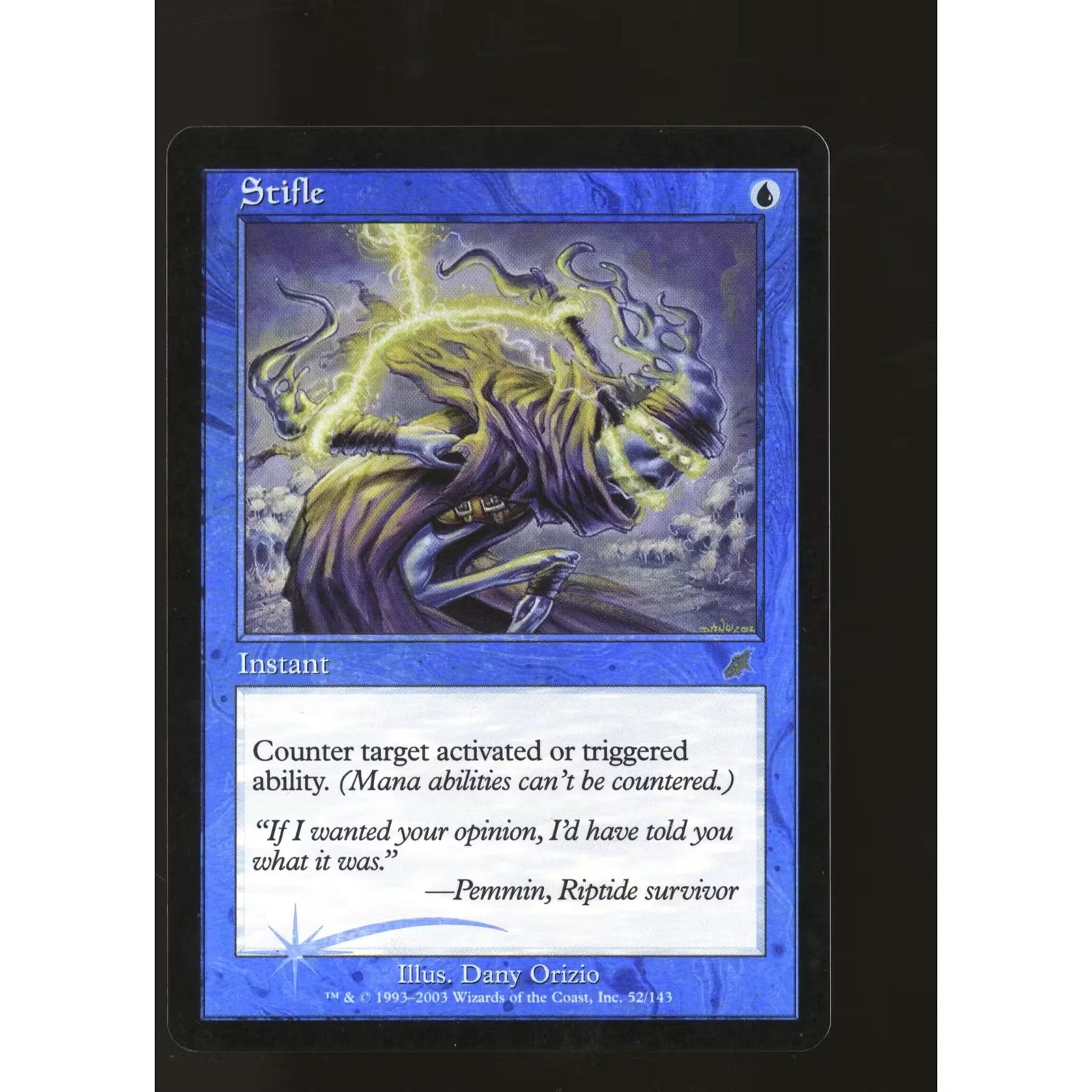 Magic the Gathering Stifle Foil | Scourge Set, Lightly Played