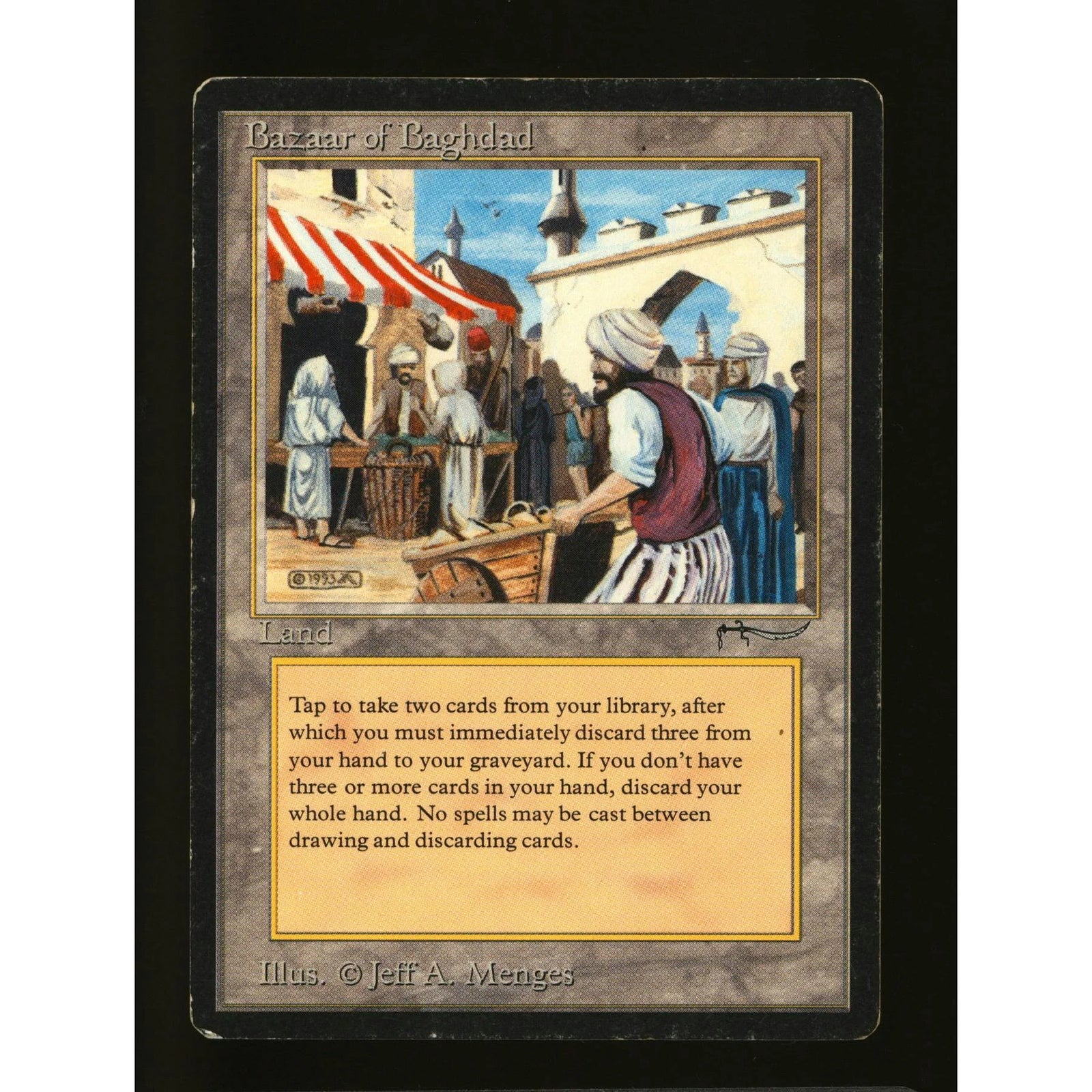 Magic the Gathering Bazaar of Baghdad | Arabian Nights Heavy Play