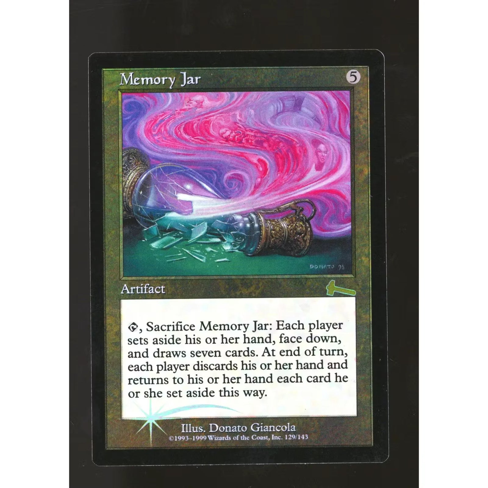 Magic the Gathering Memory Jar Foil | Urza's Legacy Rare