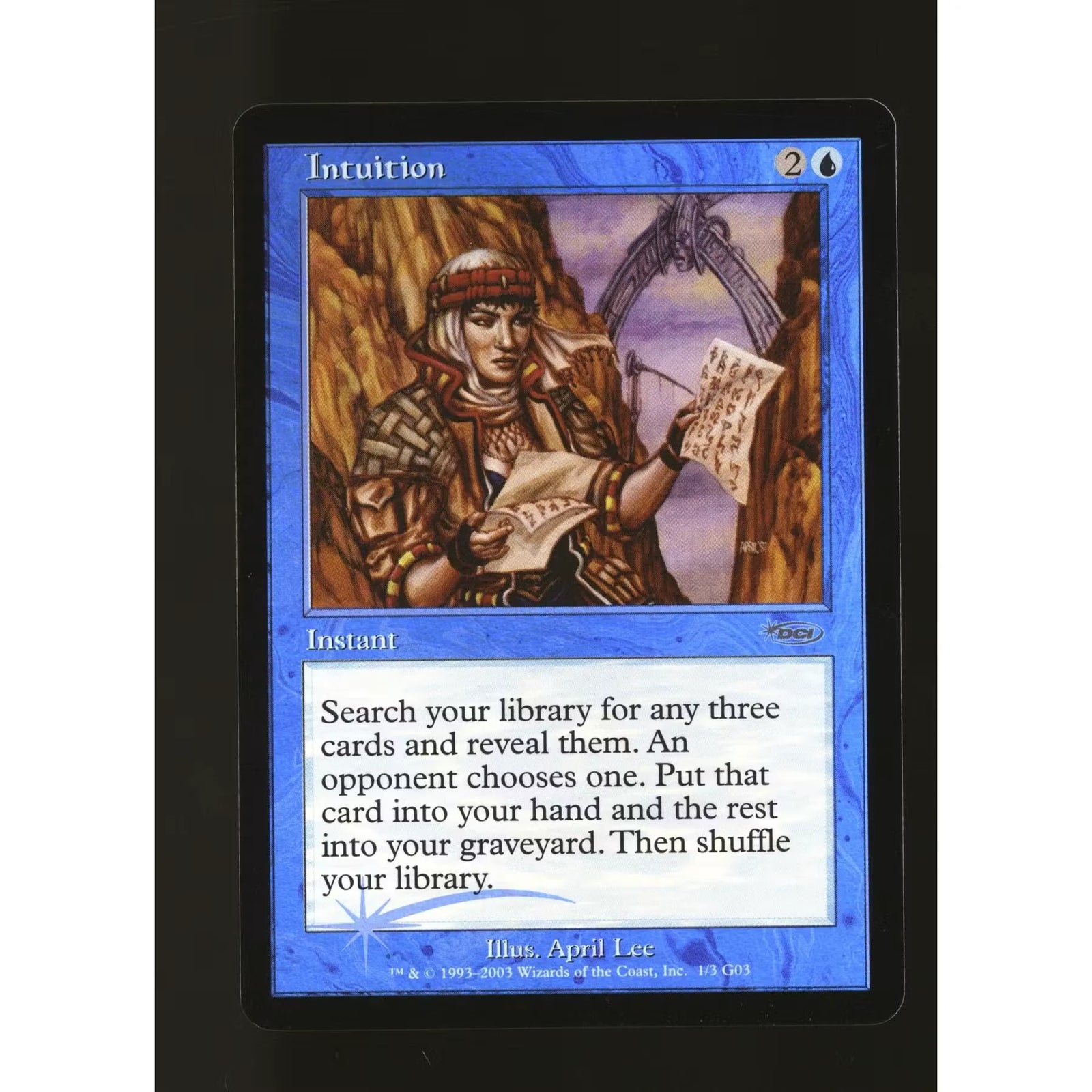 Magic the Gathering Judge Promo FOIL Intuition | Near Mint