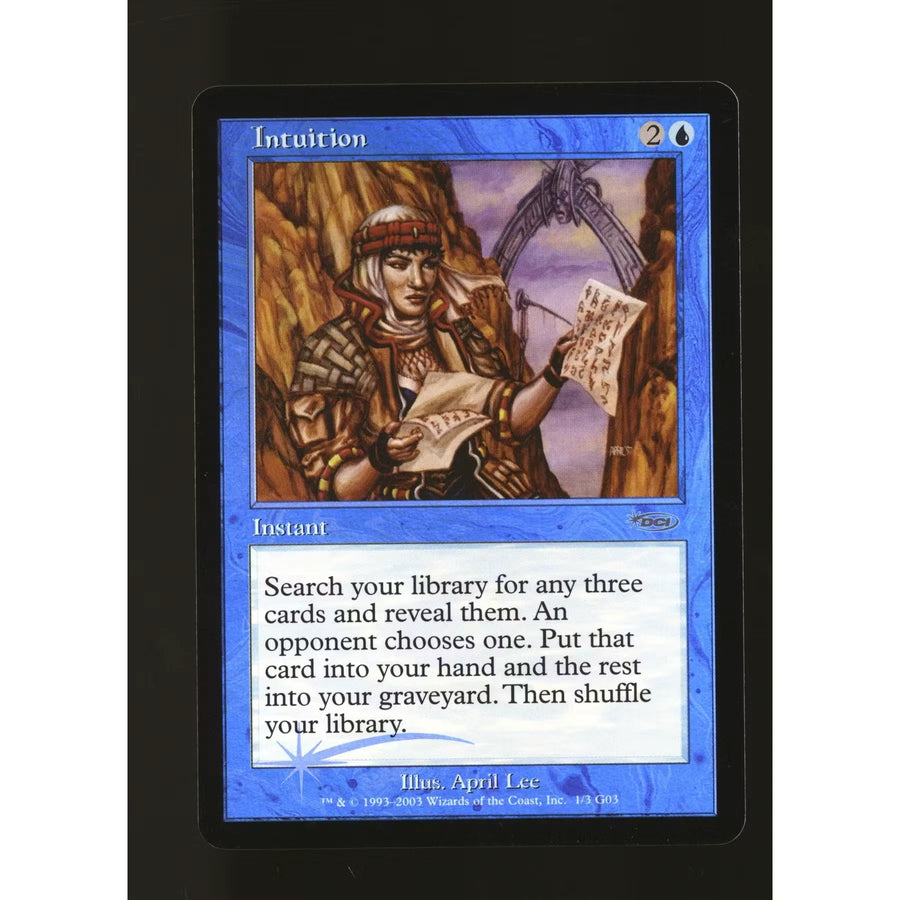 Magic the Gathering Judge Promo FOIL Intuition | Near Mint