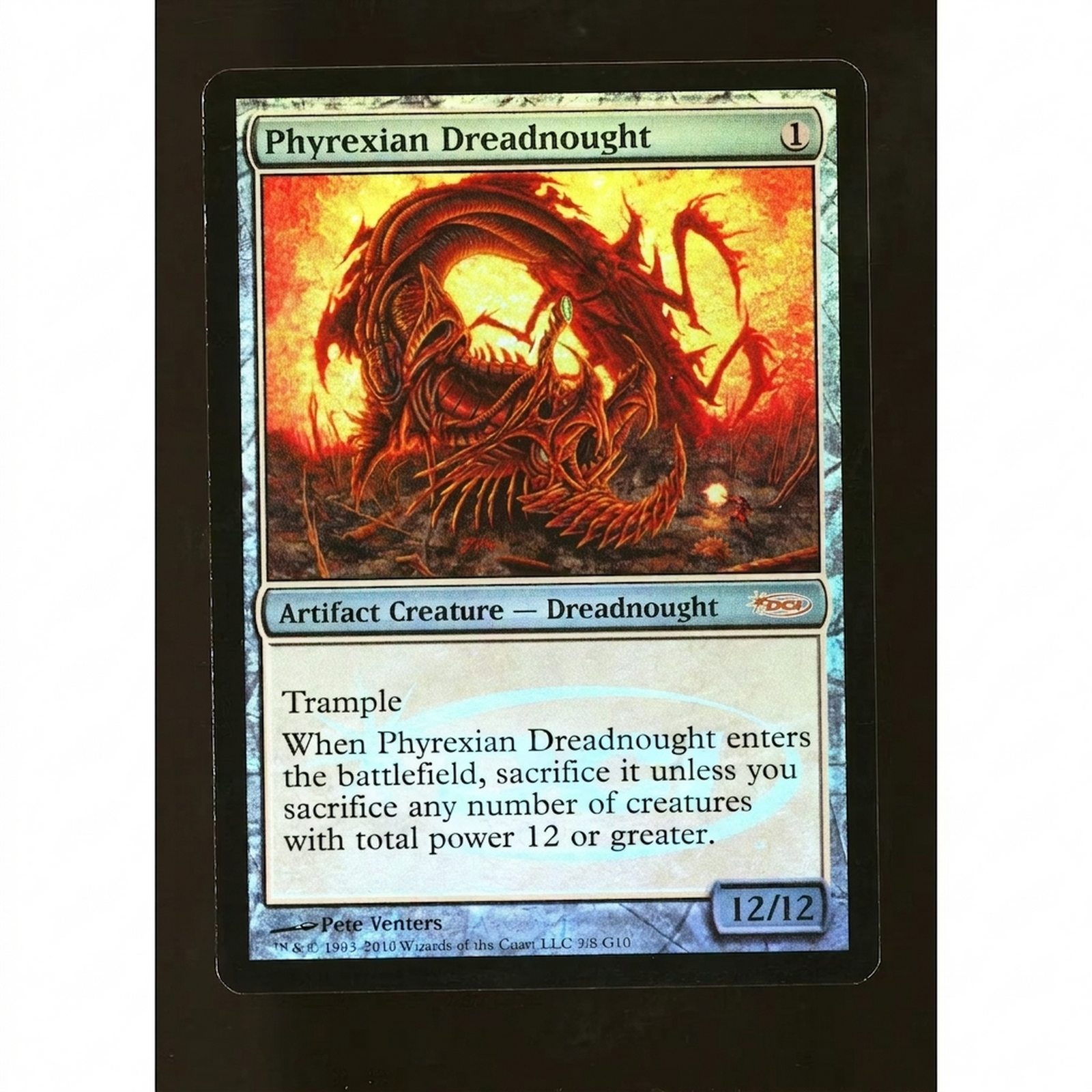 Magic the Gathering Phyrexian Dreadnought Judge Promo FOIL | Moderately Played
