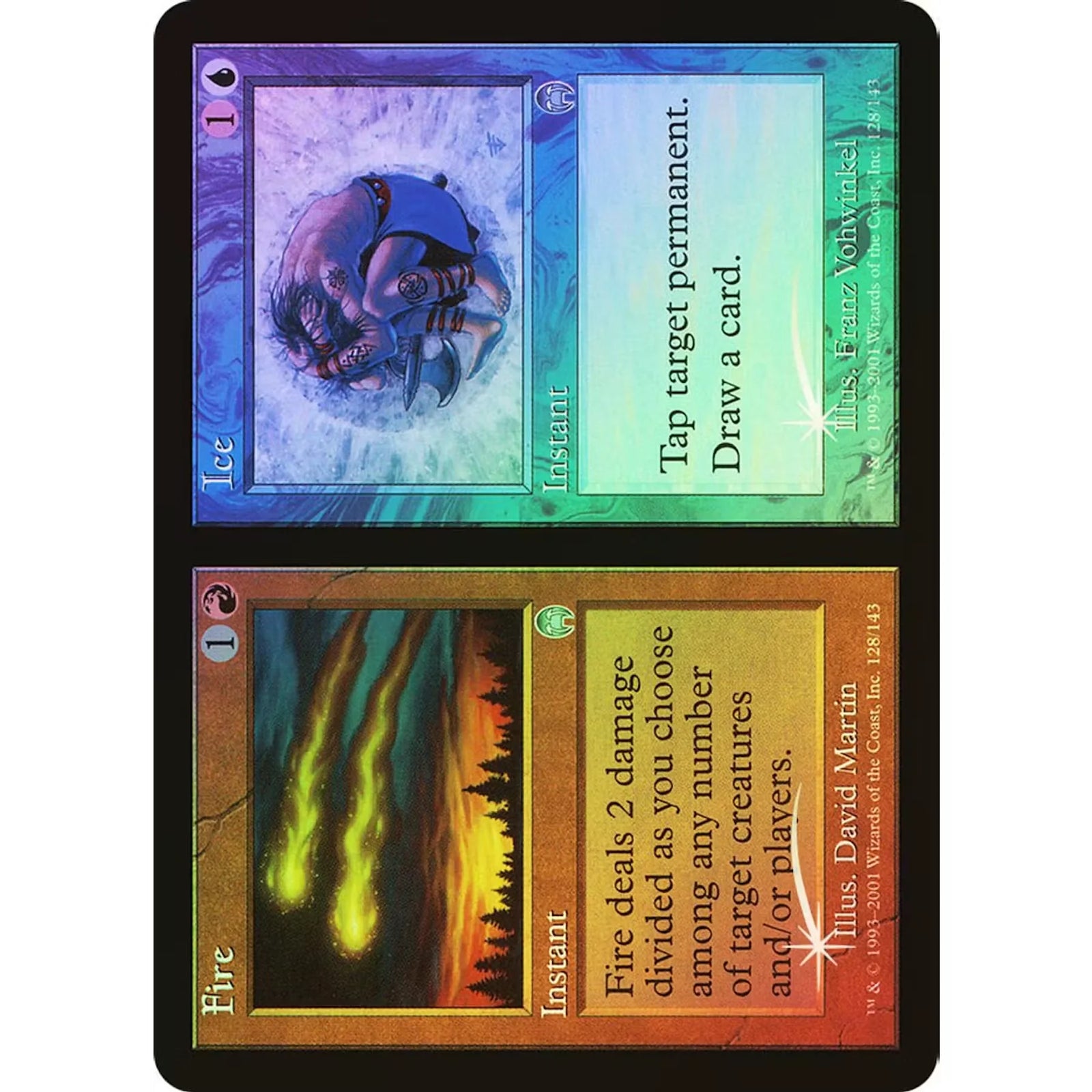 Magic the Gathering Fire//Ice Foil | Apocalypse Uncommon