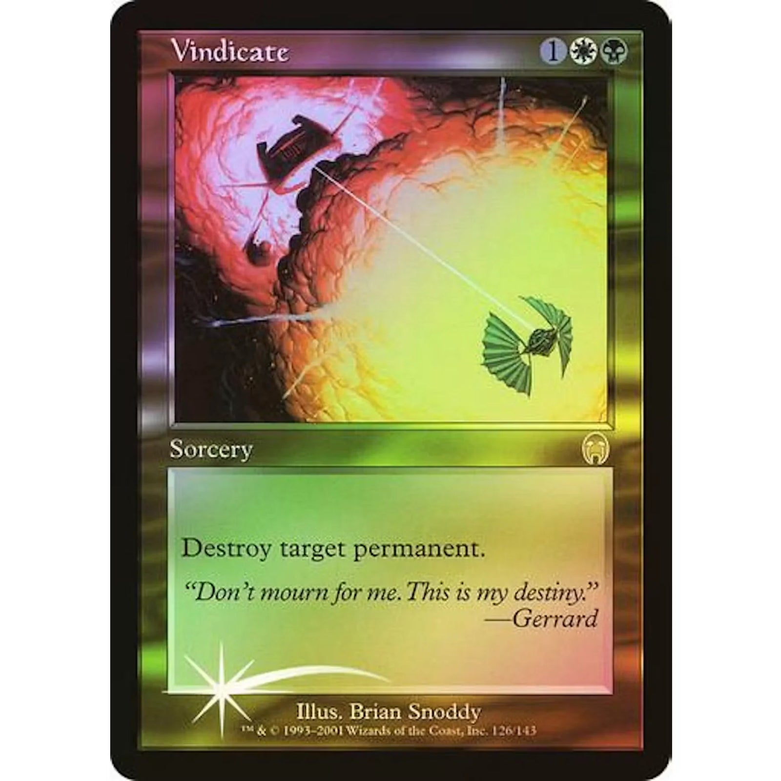 Magic the Gathering Vindicate Apocalypse Foil | Light Play