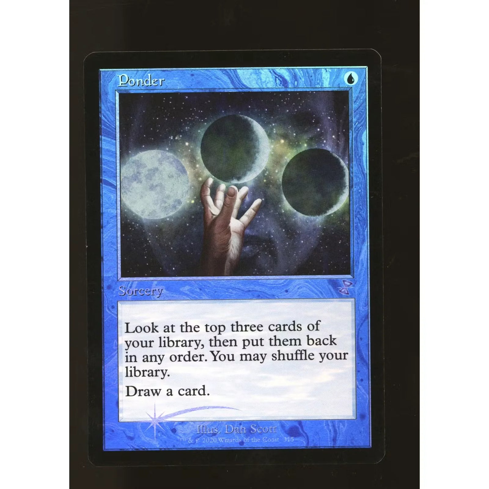 Magic the Gathering Ponder Retro Frame FOIL | Time Spiral Remastered LP