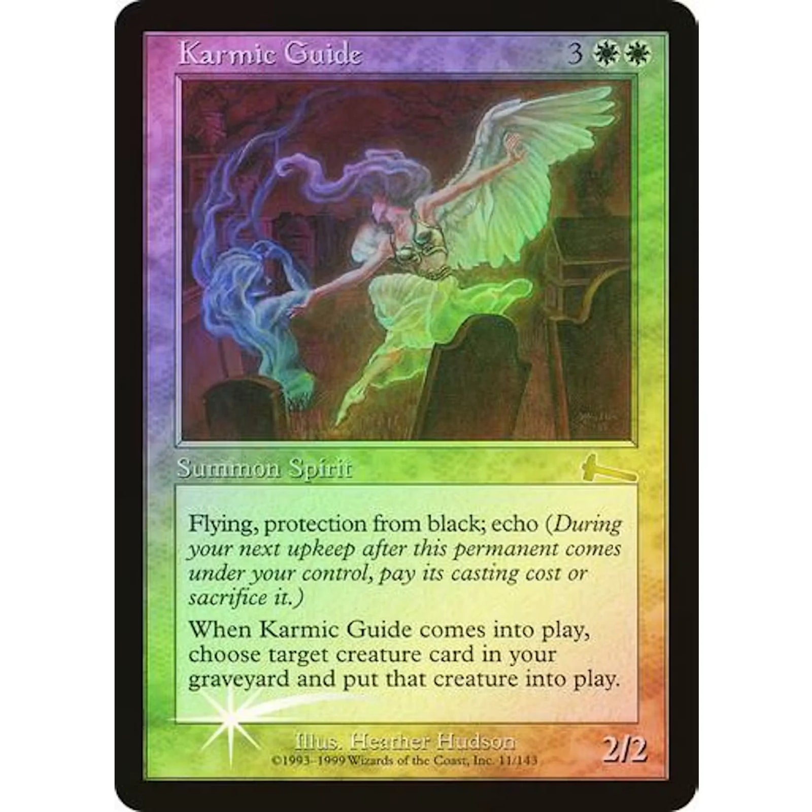 Magic the Gathering Karmic Guide Foil | Urza's Legacy LP
