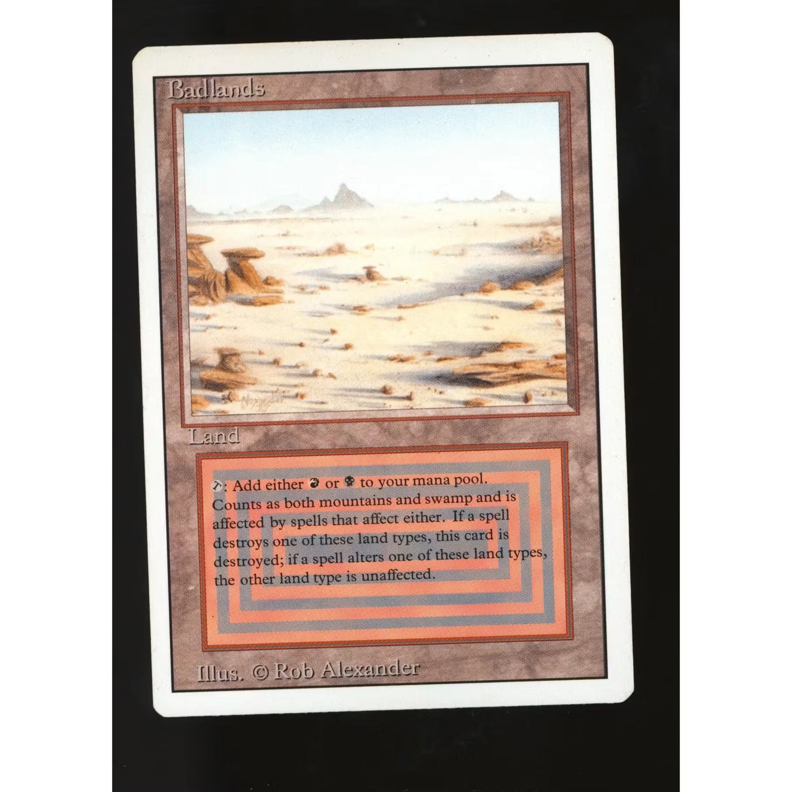 Magic the Gathering Badlands | 3rd Edition Revised, Moderate Play