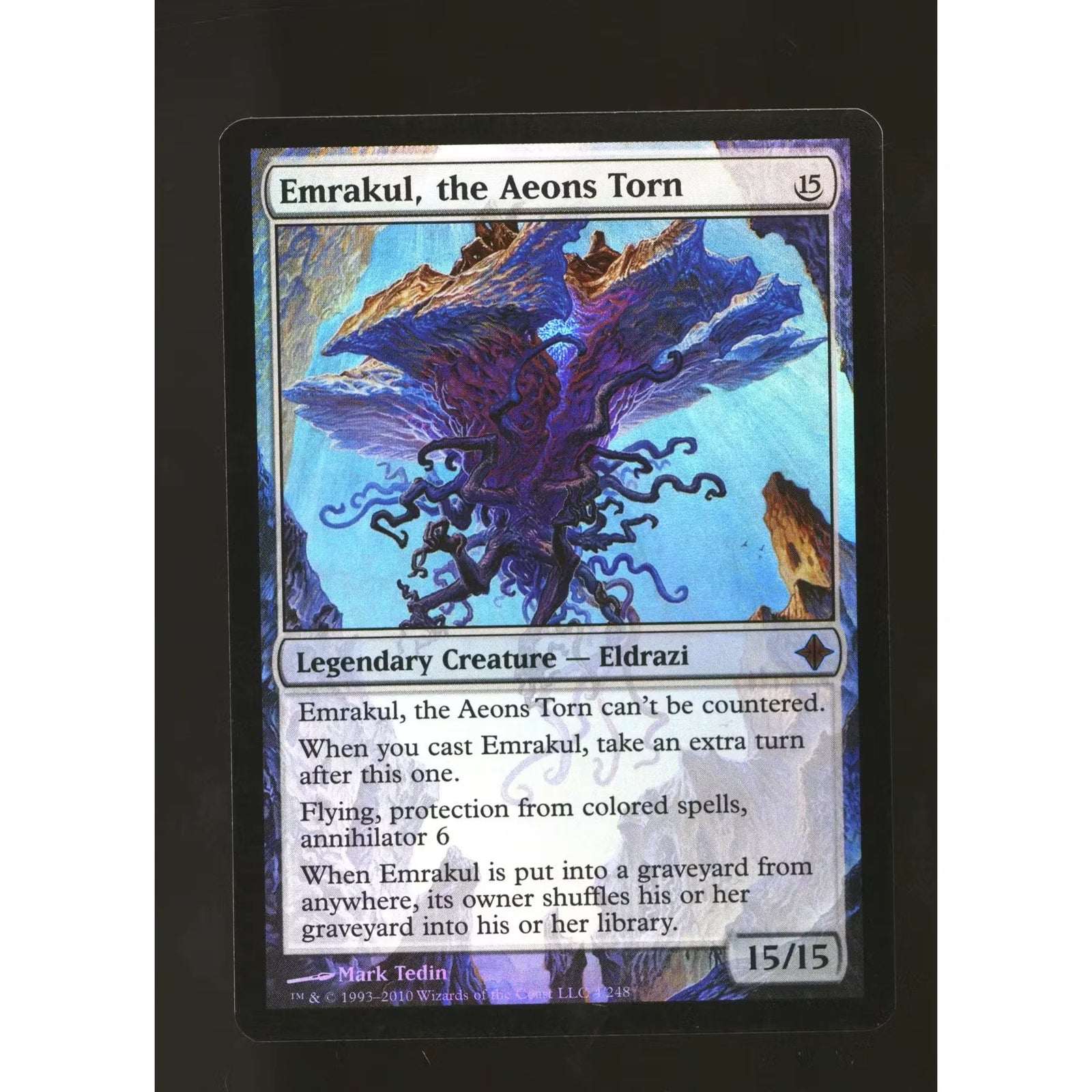 Emrakul, the Aeons Torn Foil | Rise of the Eldrazi Mythic Rare