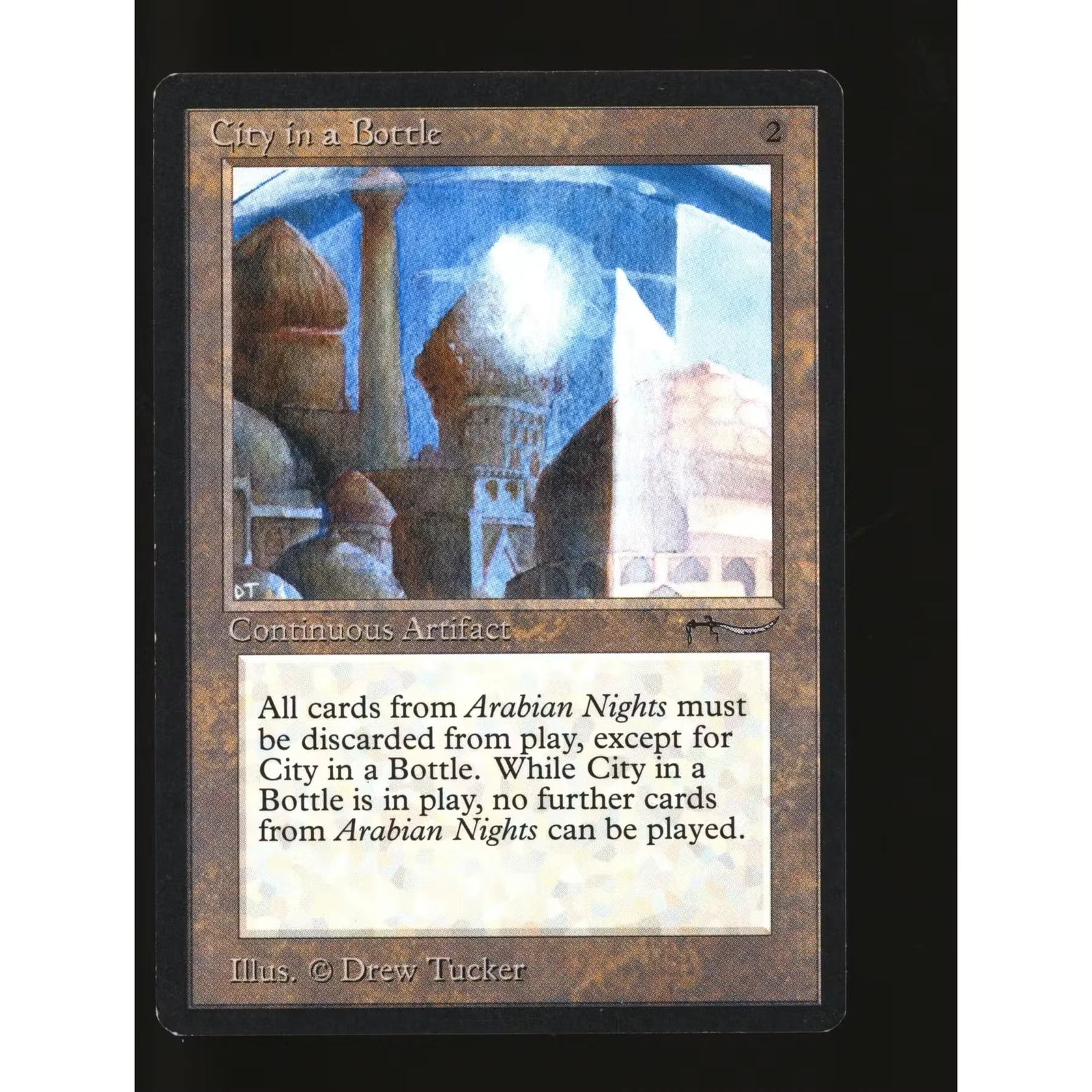 Magic the Gathering City in a Bottle | Arabian Nights Rare LP