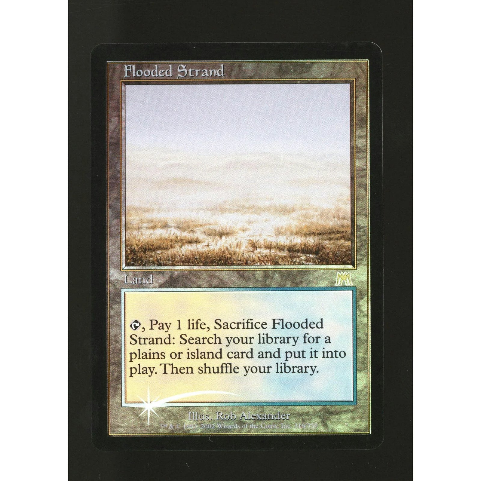 Magic the Gathering Flooded Strand Foil | Onslaught Near Mint