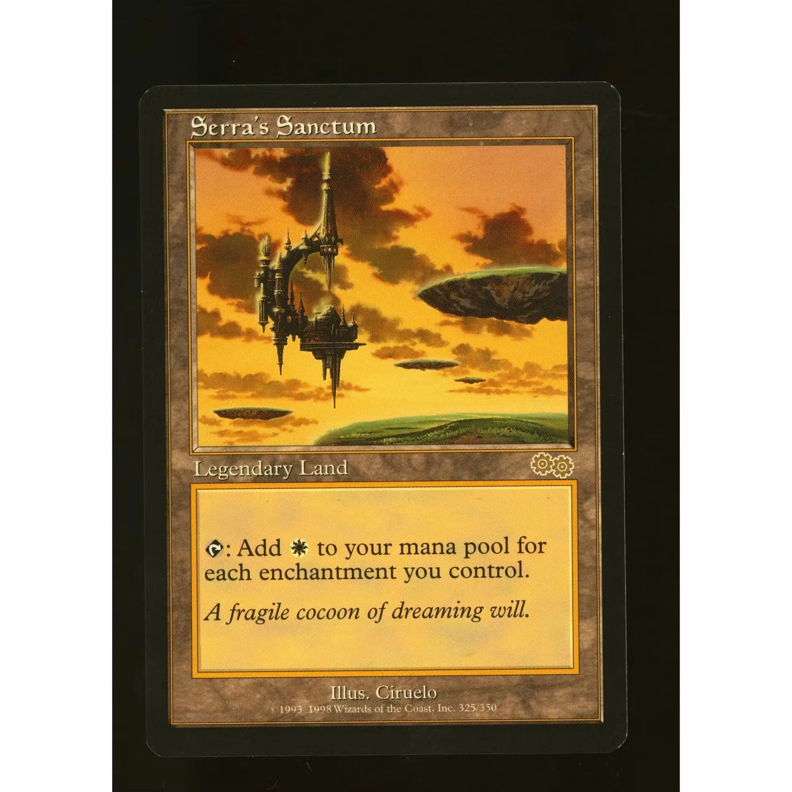 Serra's Sanctum Magic the Gathering Urza's Saga | Near Mint