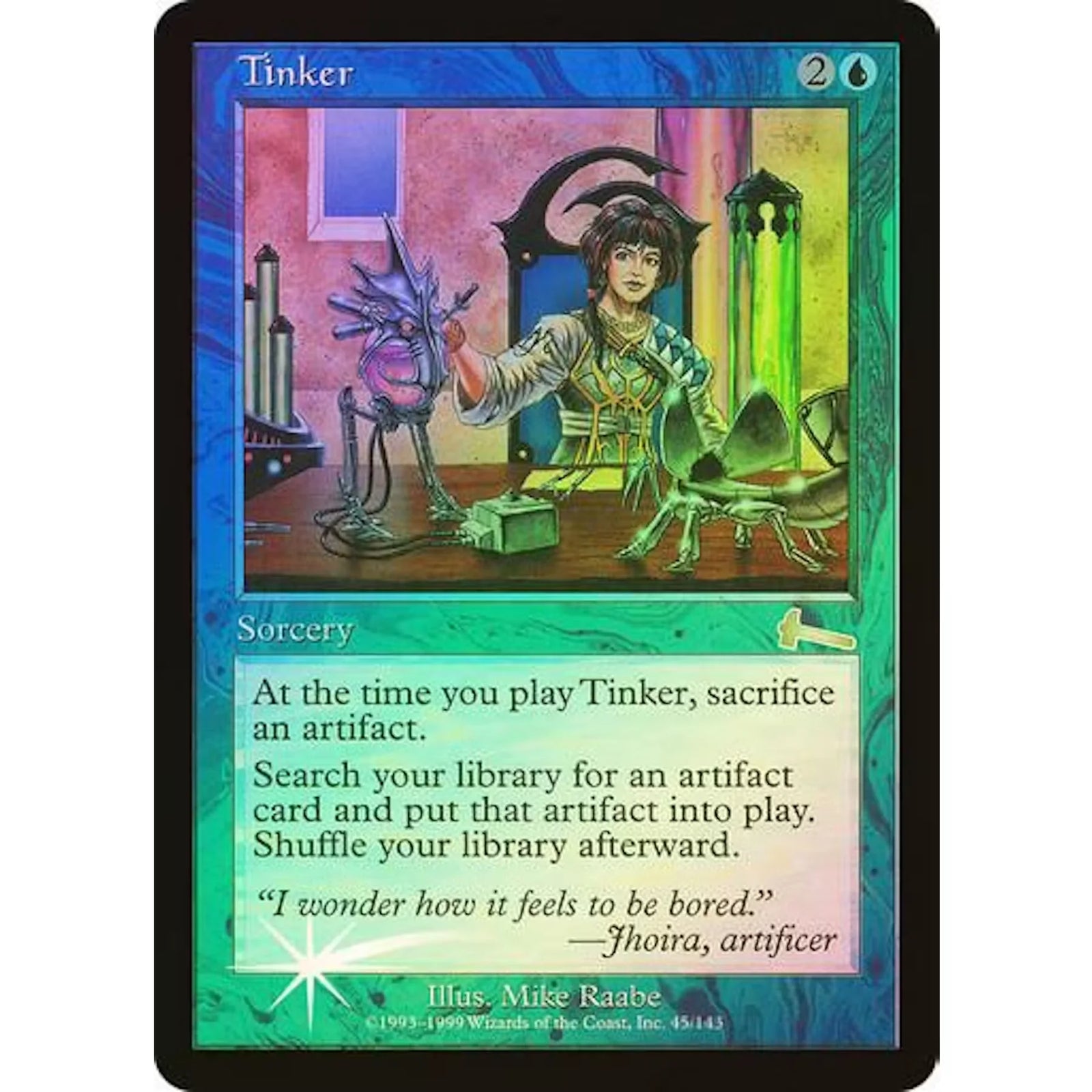 Magic the Gathering Tinker Foil | Urza's Legacy Uncommon