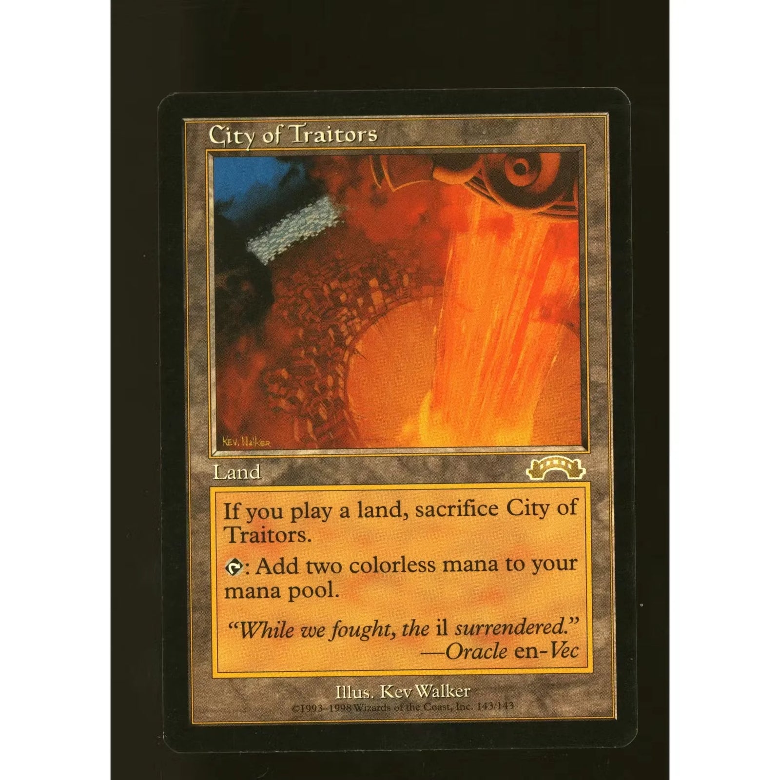 City of Traitors Magic the Gathering Card | Exodus Rare LP