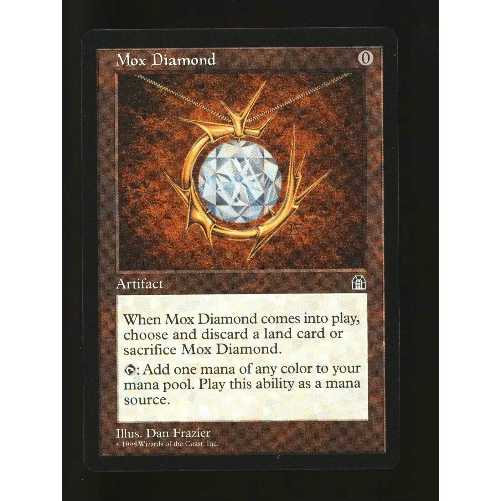 Magic the Gathering Mox Diamond Stronghold | Near Mint Rare