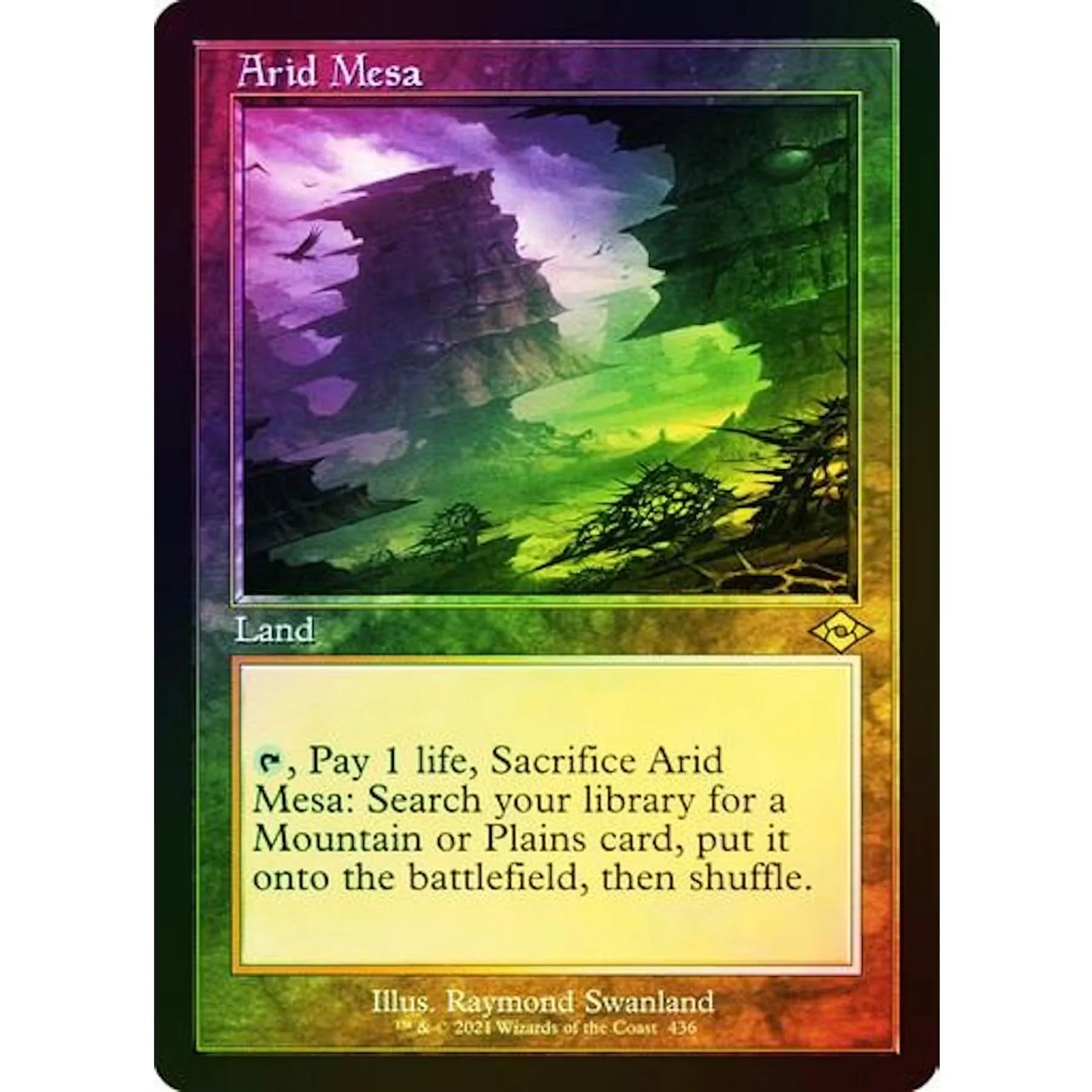 Magic the Gathering Arid Mesa Retro Frame FOIL | Modern Horizons 2