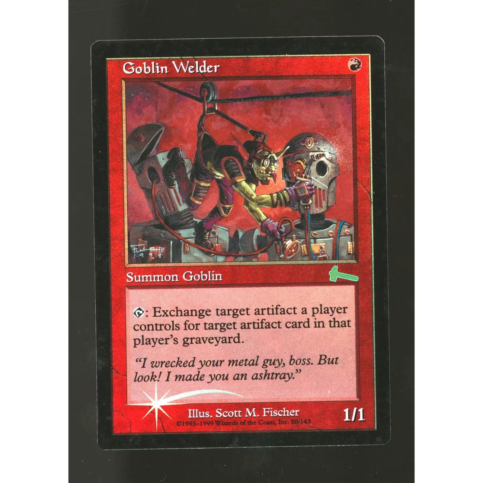 Magic the Gathering Goblin Welder Foil | Urza's Legacy Rare