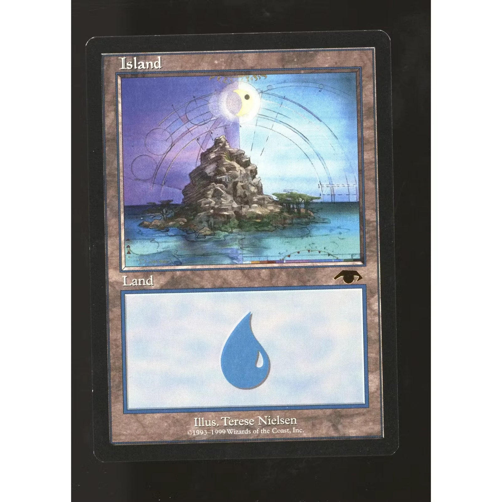 Magic the Gathering Promo GURU Island | Moderately Played