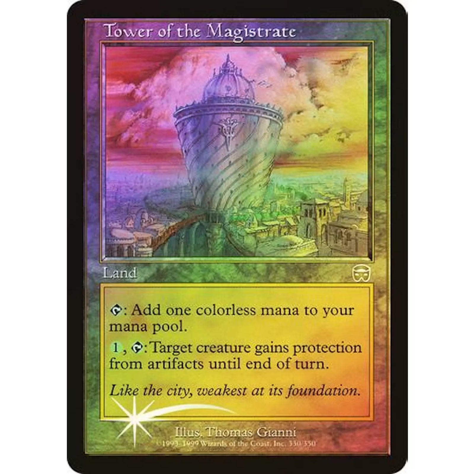 Tower of the Magistrate Foil | Mercadian Masques Rare